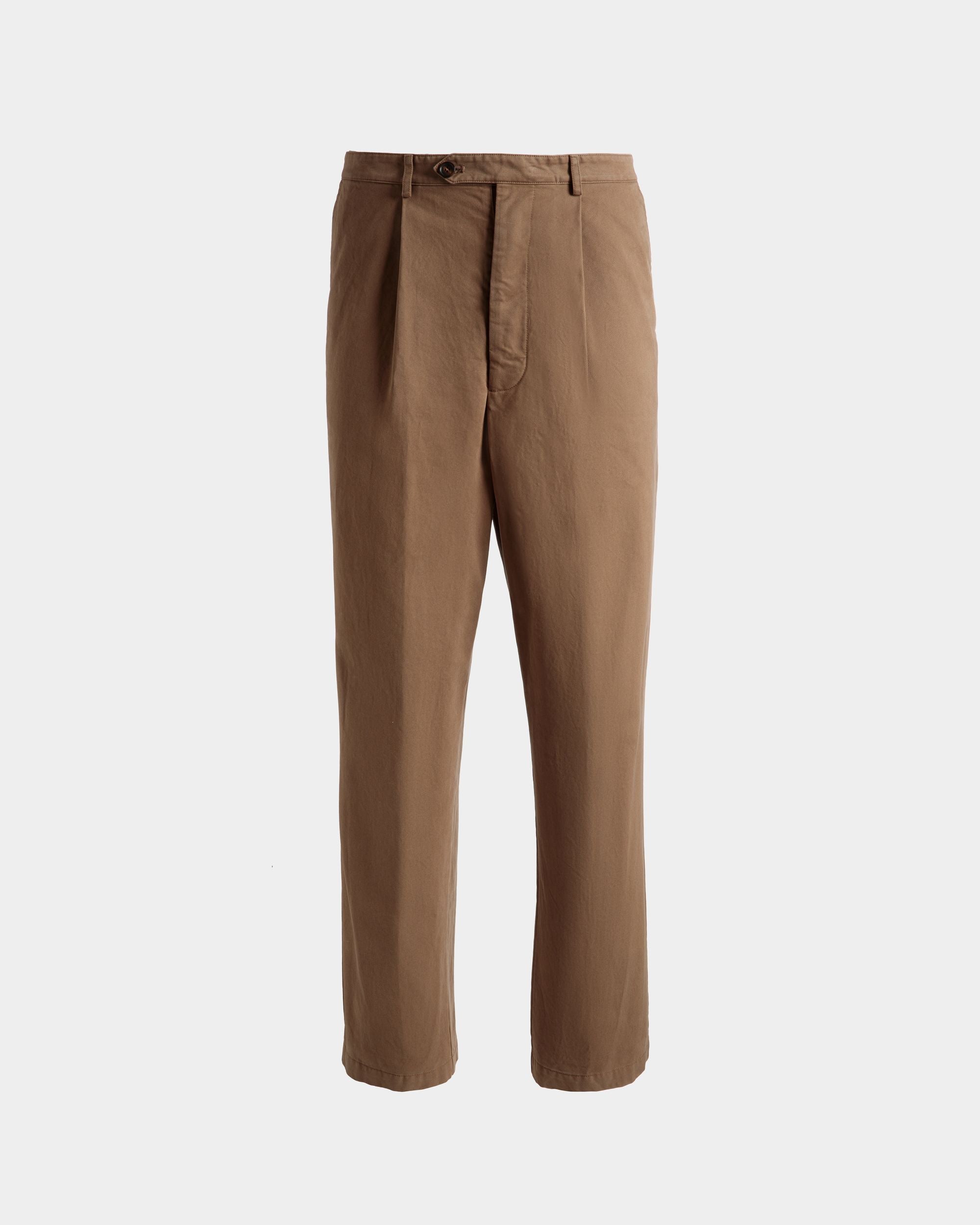 Pants in Camel Cotton - Men's - Bally - 01