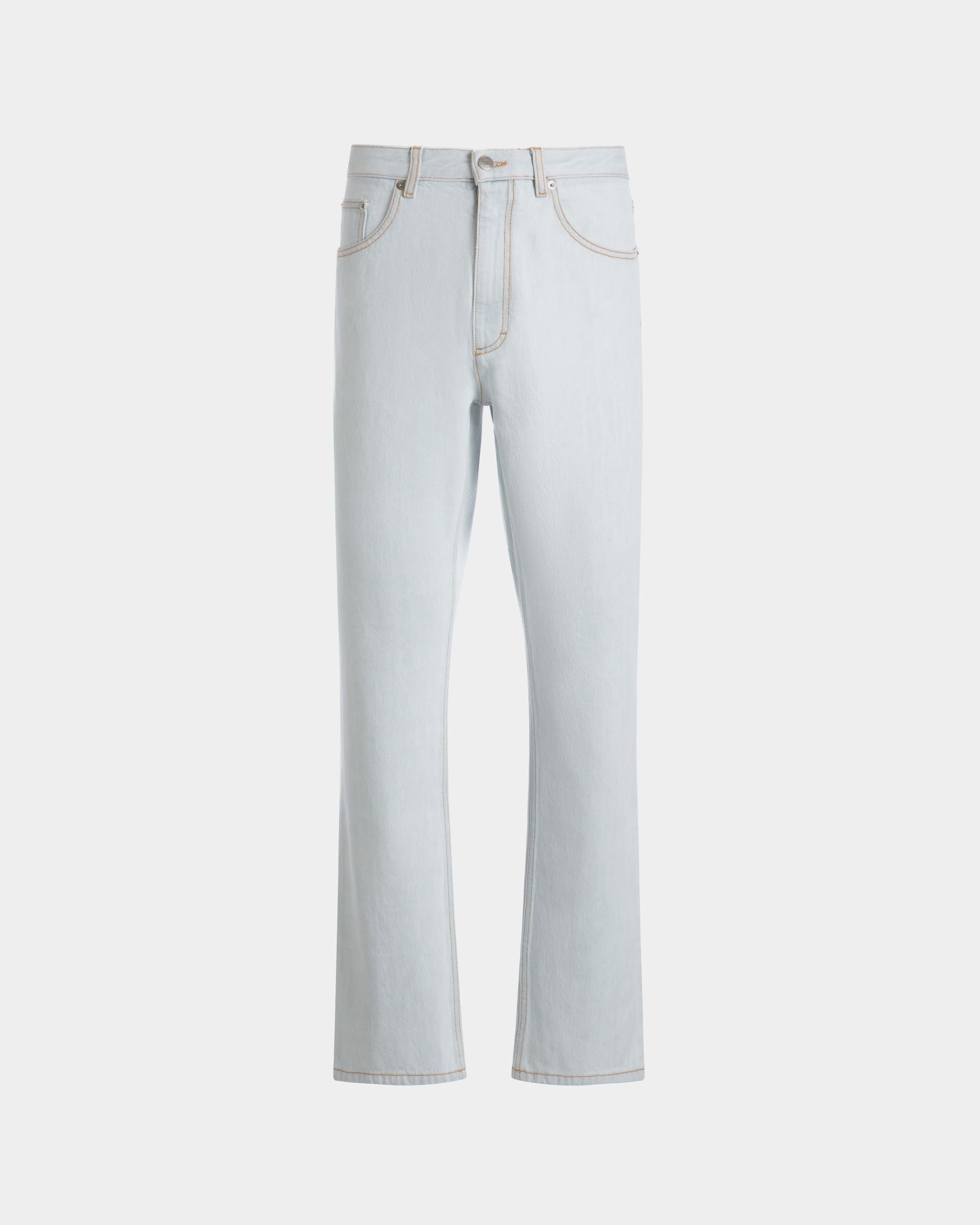 Denim Pants in Light Blue Cotton - Men's - Bally - 01