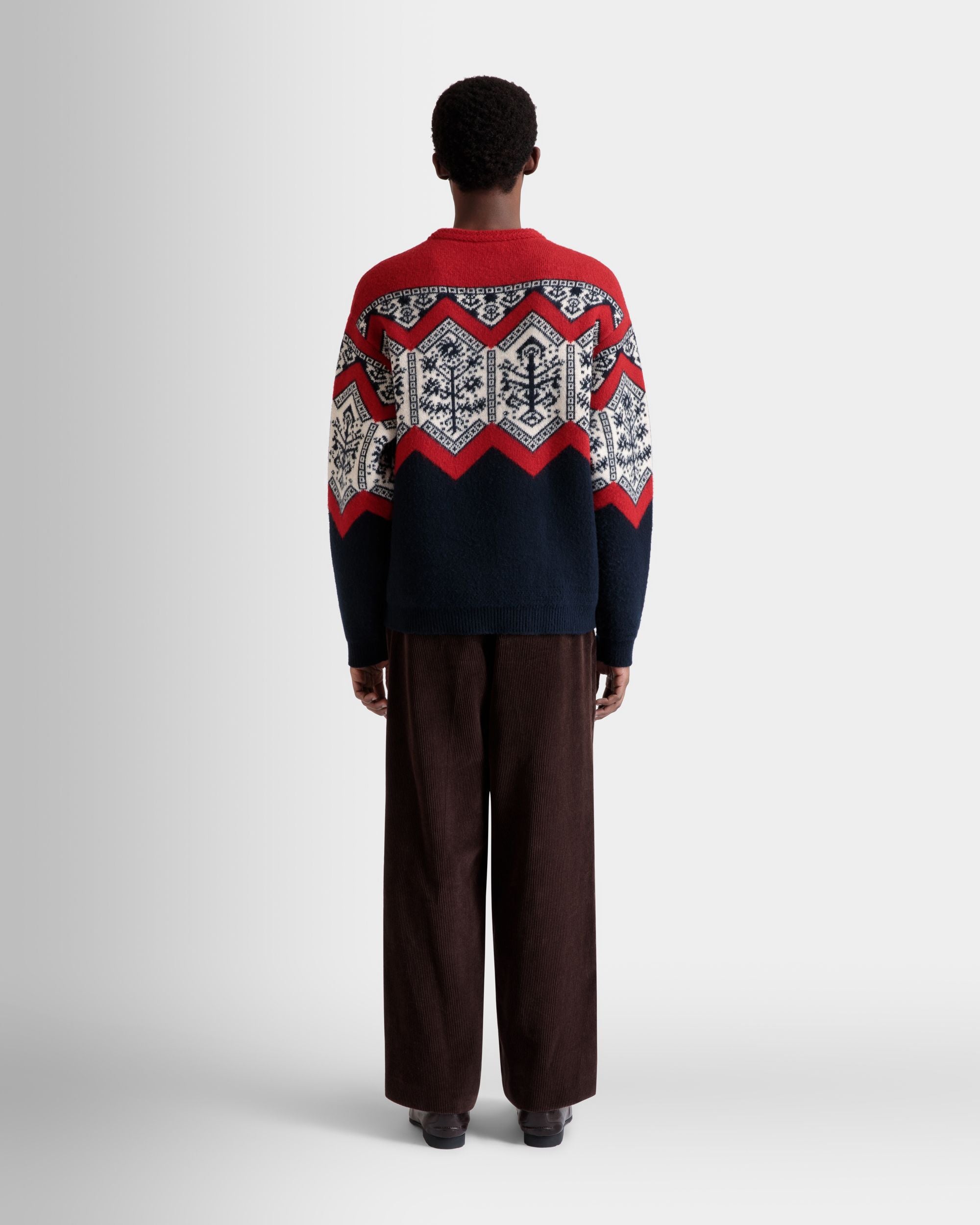 Winter Capsule Pleated Pants in Ebano Cotton Corduroy - Men's - Bally - 06