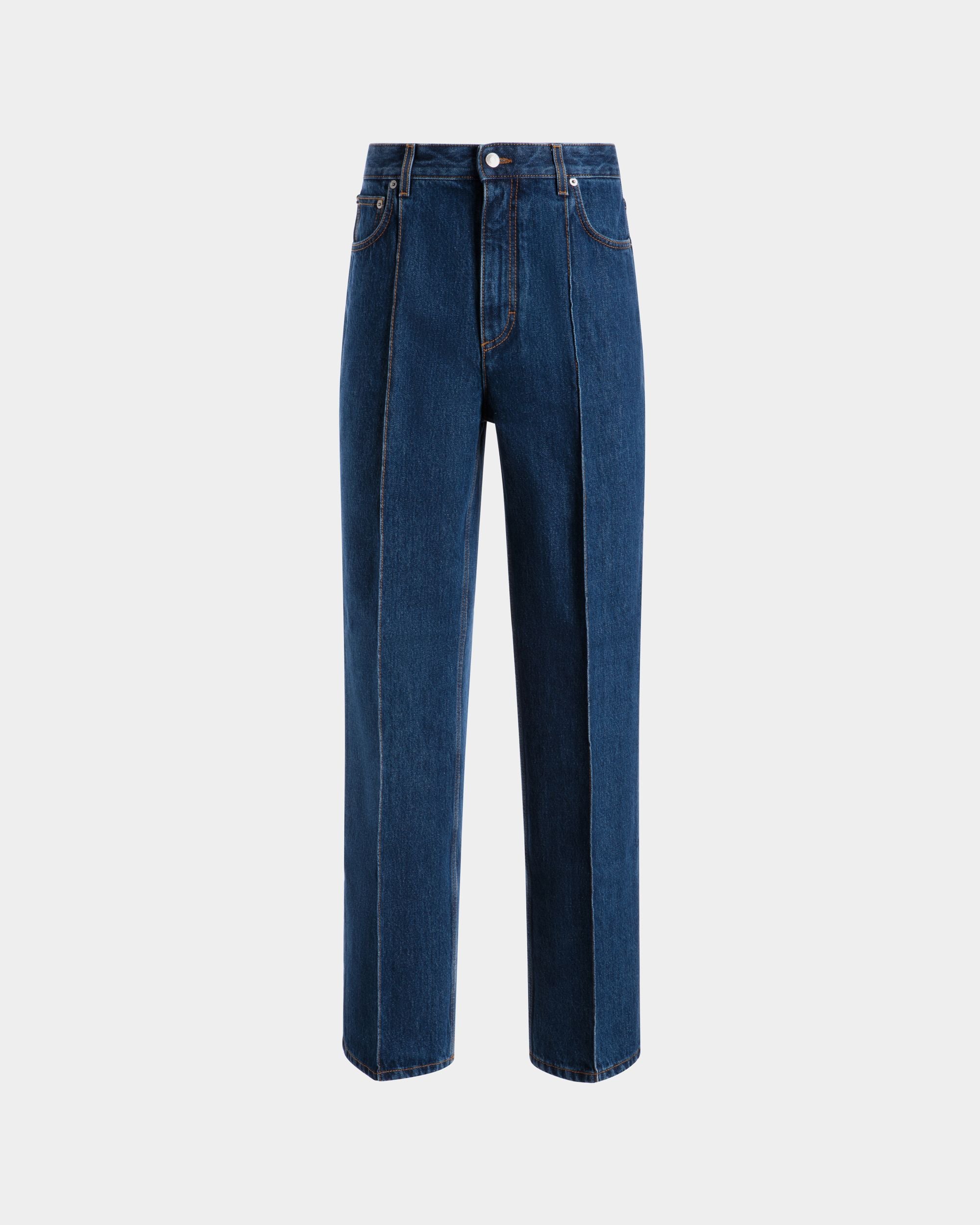 Trousers Denim In Blue Cotton - Men's - Bally - 01