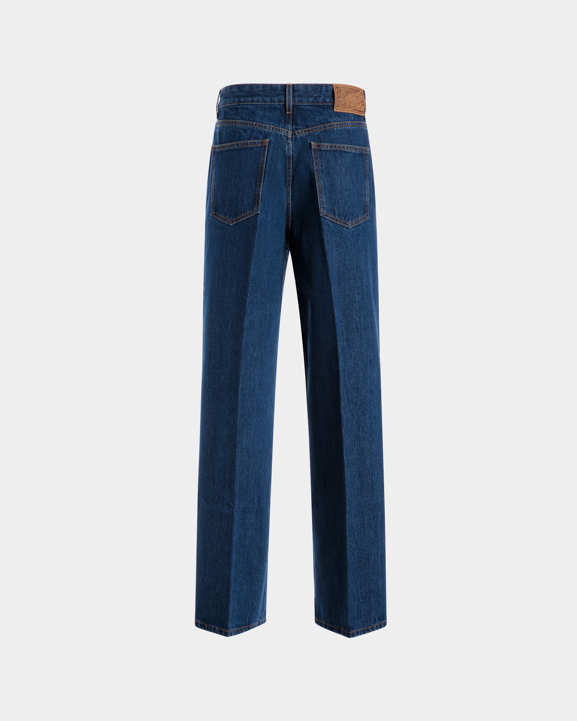 Trousers Denim In Blue Cotton - Men's - Bally - 03