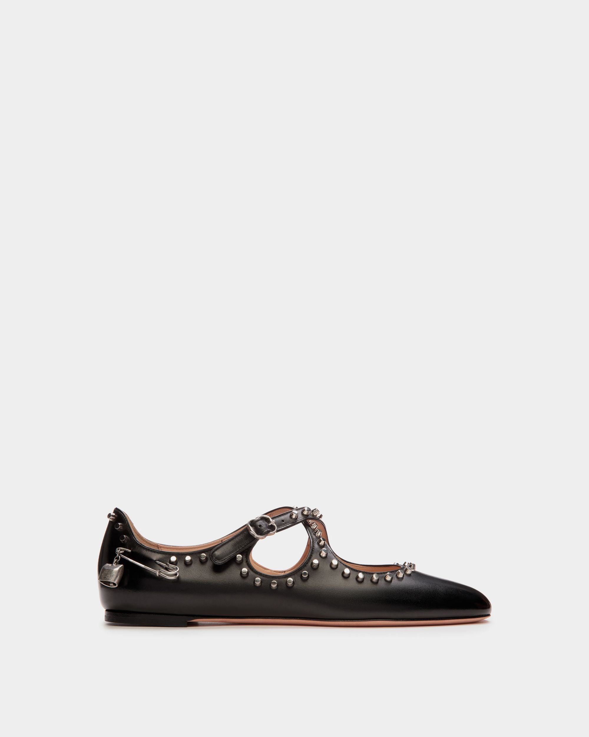 Bally Ballyrina Leather ballerinas squared toe flats with straps