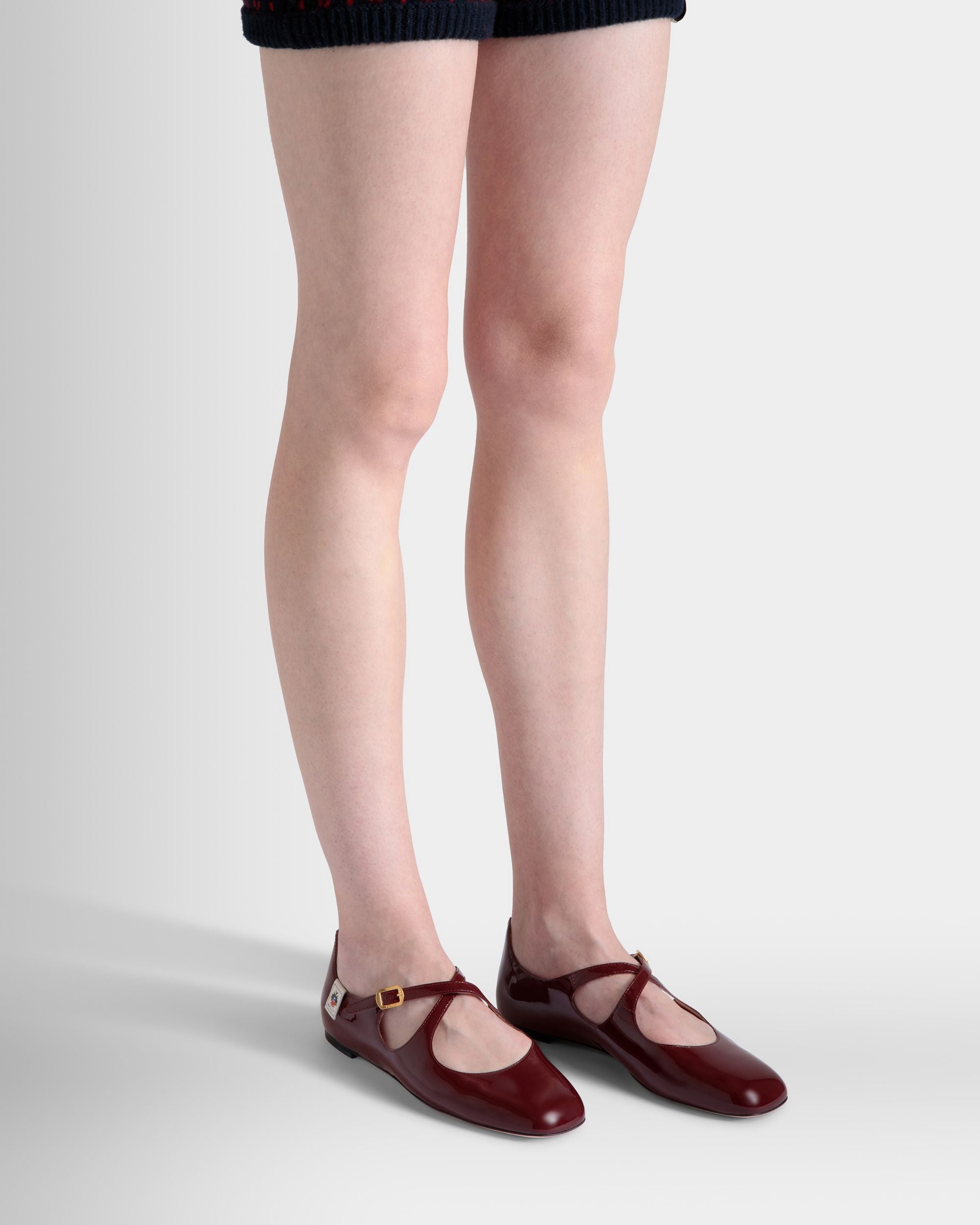 Ballyrina Flat In Andorra Patent Leather - Women's - Bally - 02