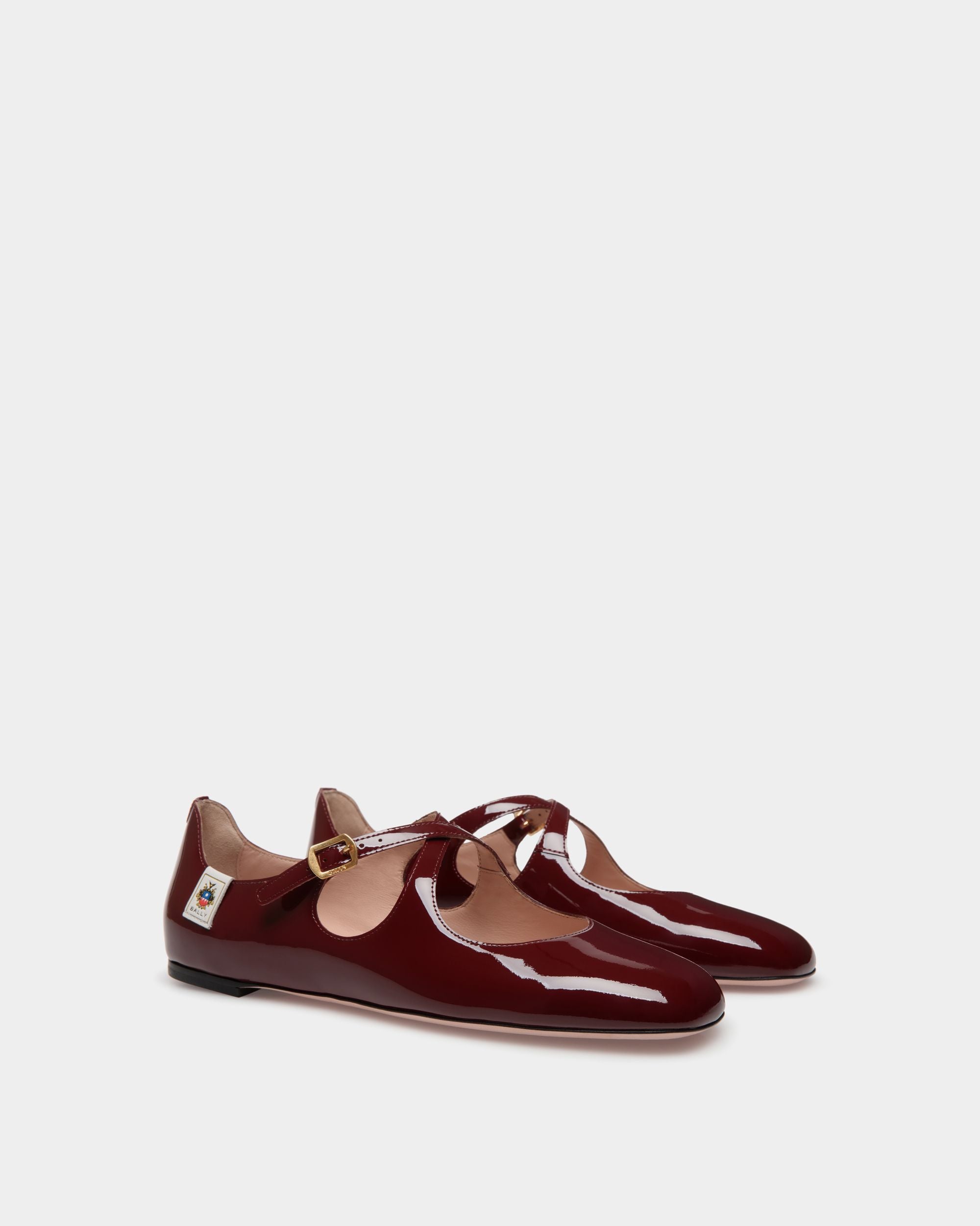 Ballyrina Flat In Andorra Patent Leather - Women's - Bally - 03