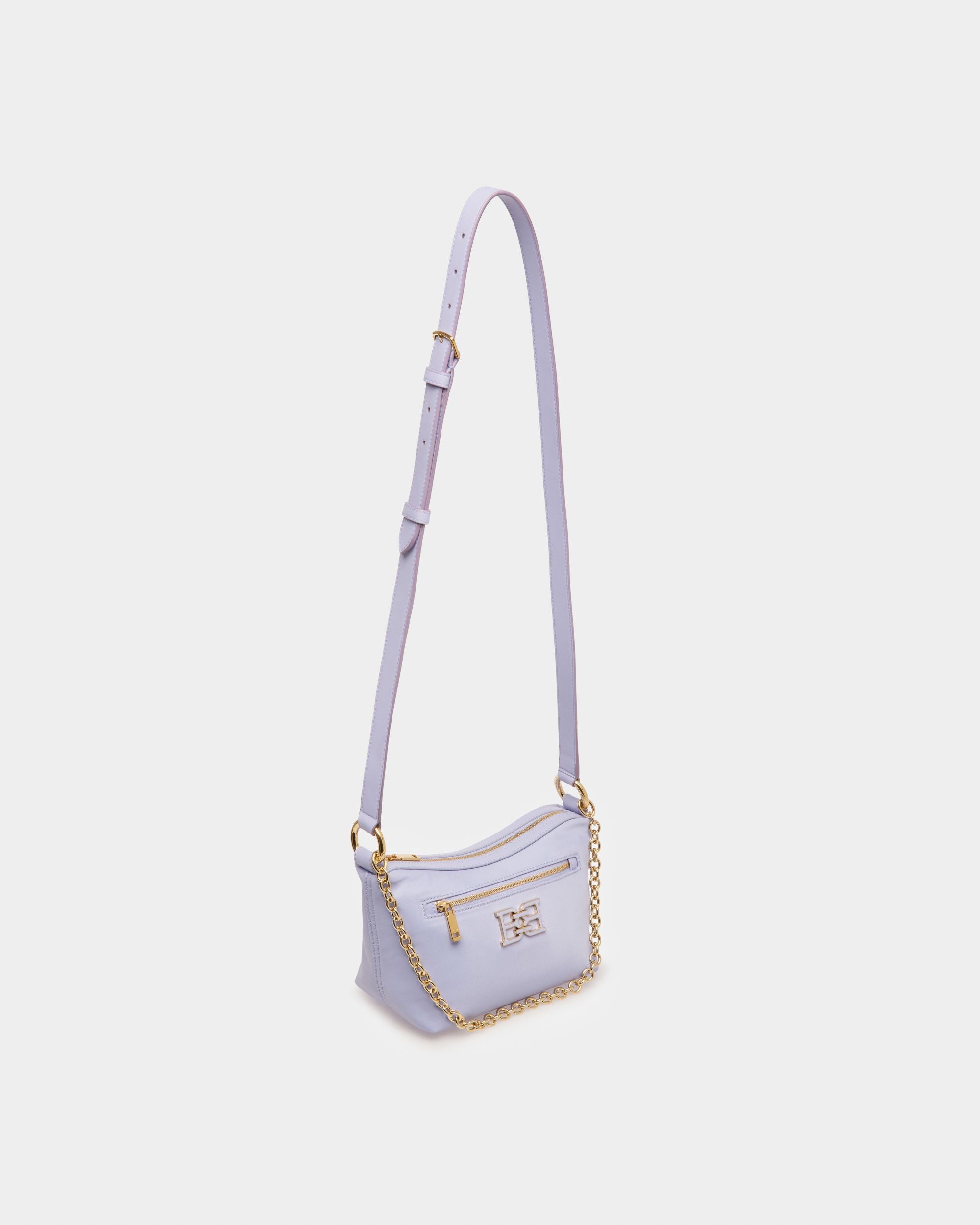 Eyfel Nylon Crossbody Bag In Lilac - Women's - Bally - 06