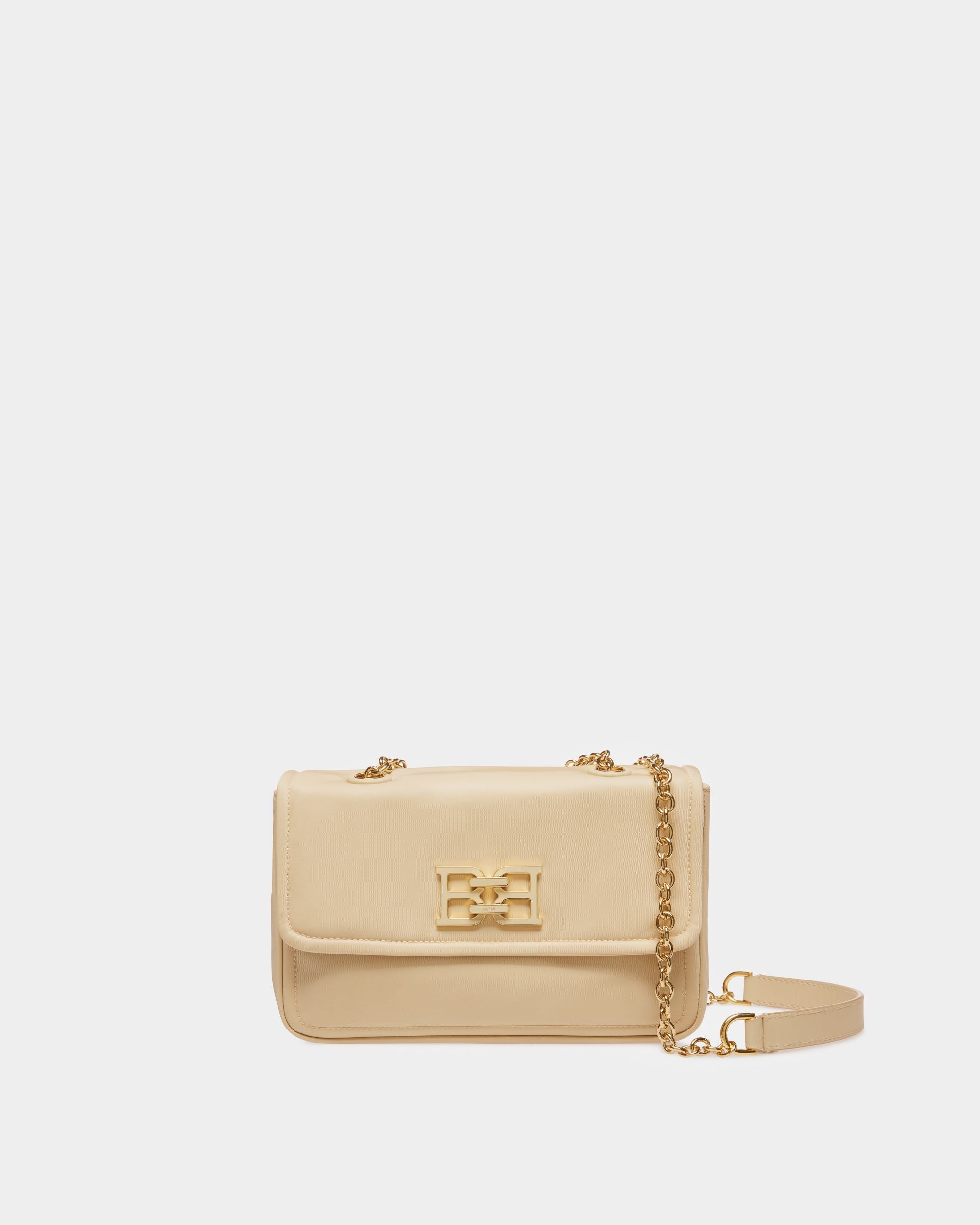 Ehrin Nylon Crossbody Bag In Light Beige - Women's - Bally - 01
