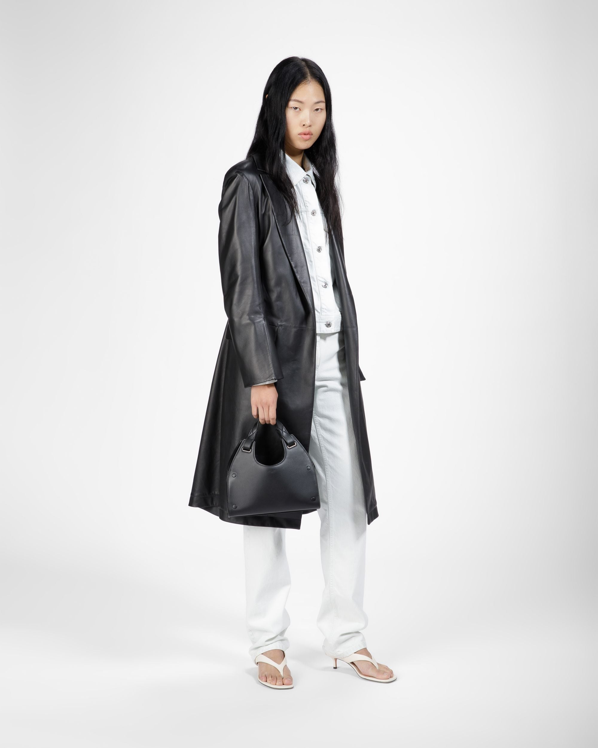 Ahres Small Leather Shoulder Bag In Black - Women's - Bally - 10