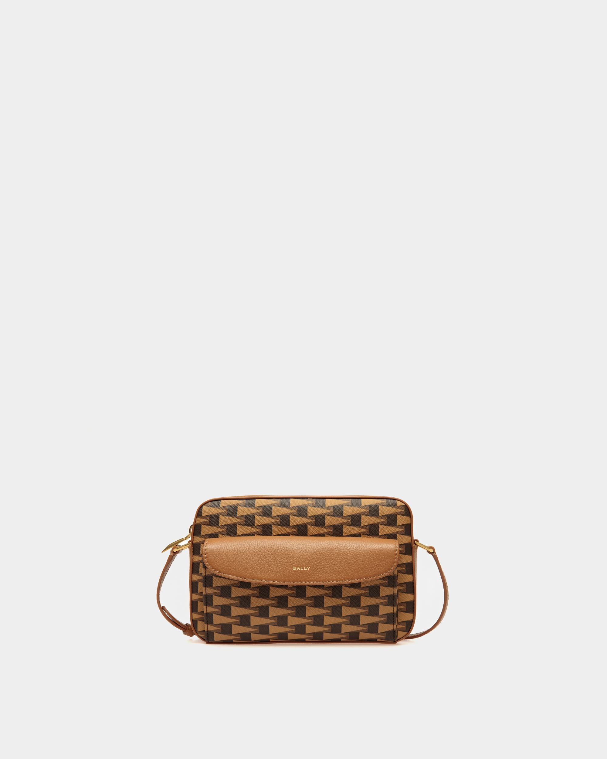 Pennant Crossbody Bag In Desert TPU - Women's - Bally - 01