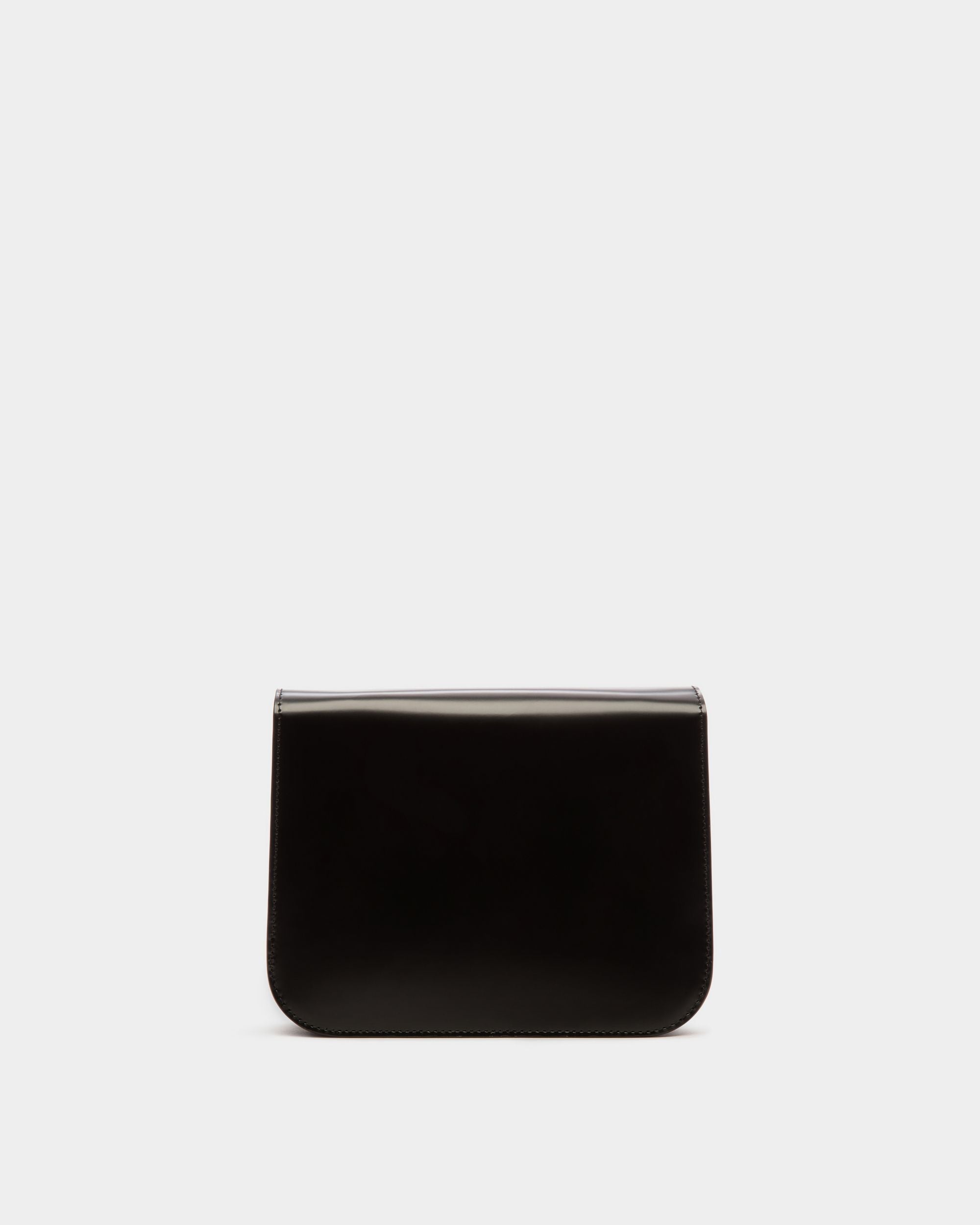 Ollam Crossbody Bag in Black Brushed Leather - Women's - Bally - 03