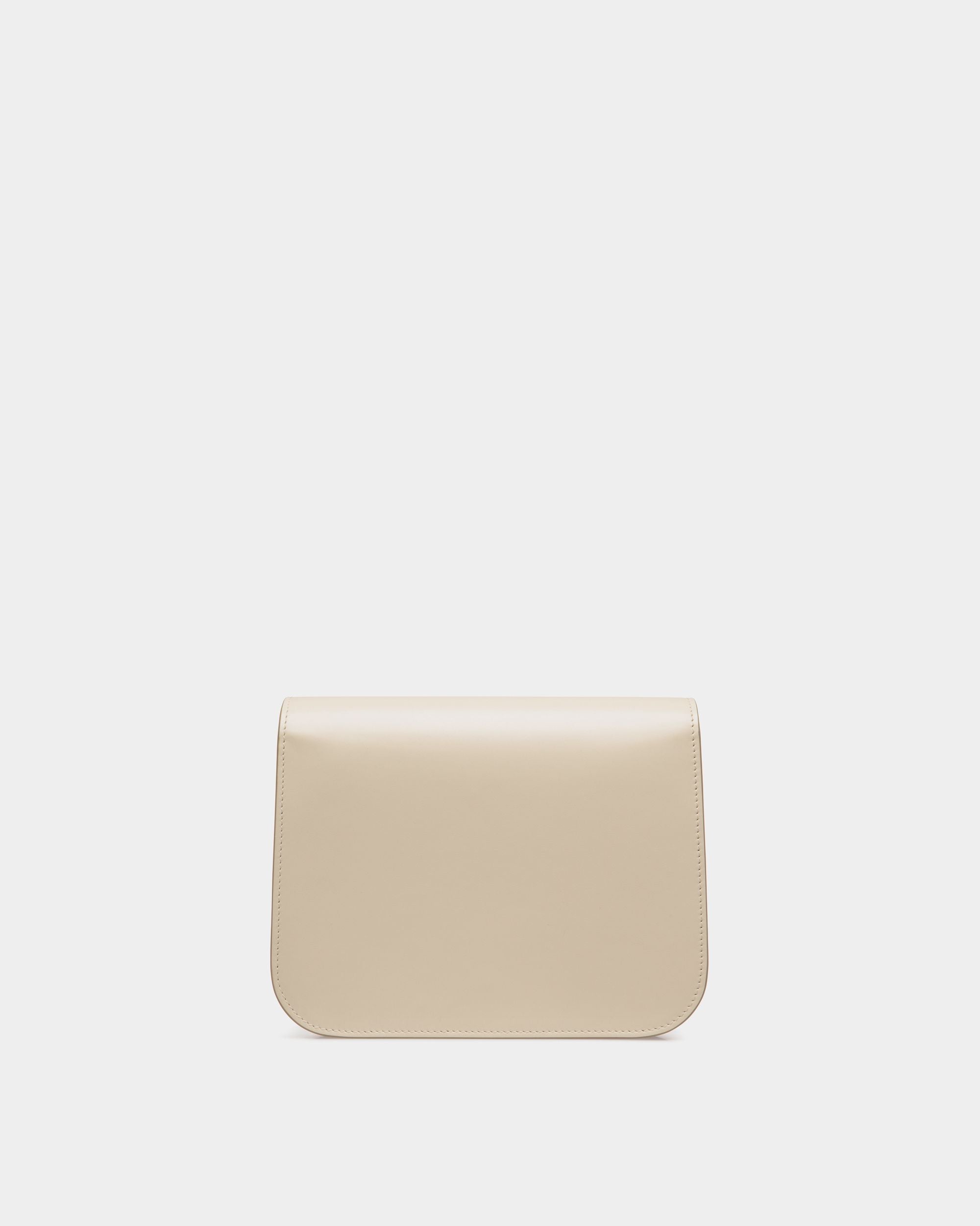 Ollam Crossbody Bag in White Leather - Women's - Bally - 02