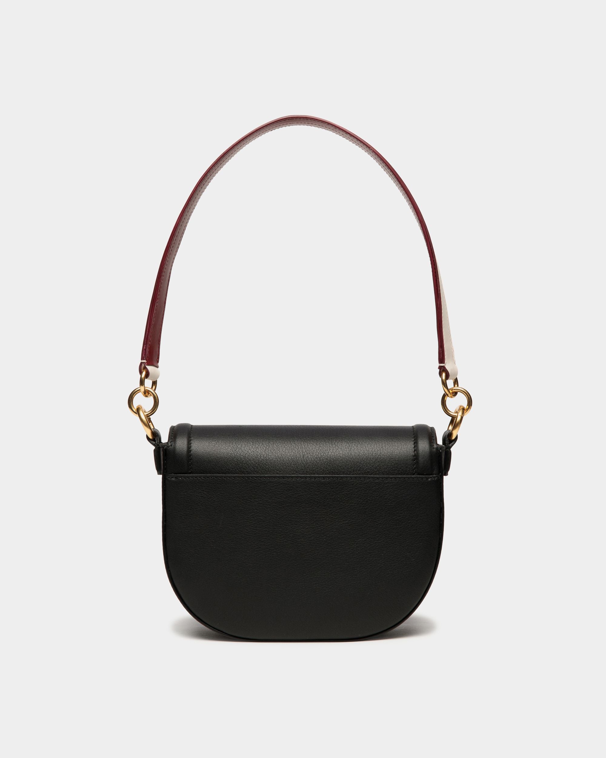Code Crossbody Bag In Black Leather - Women's - Bally - 03