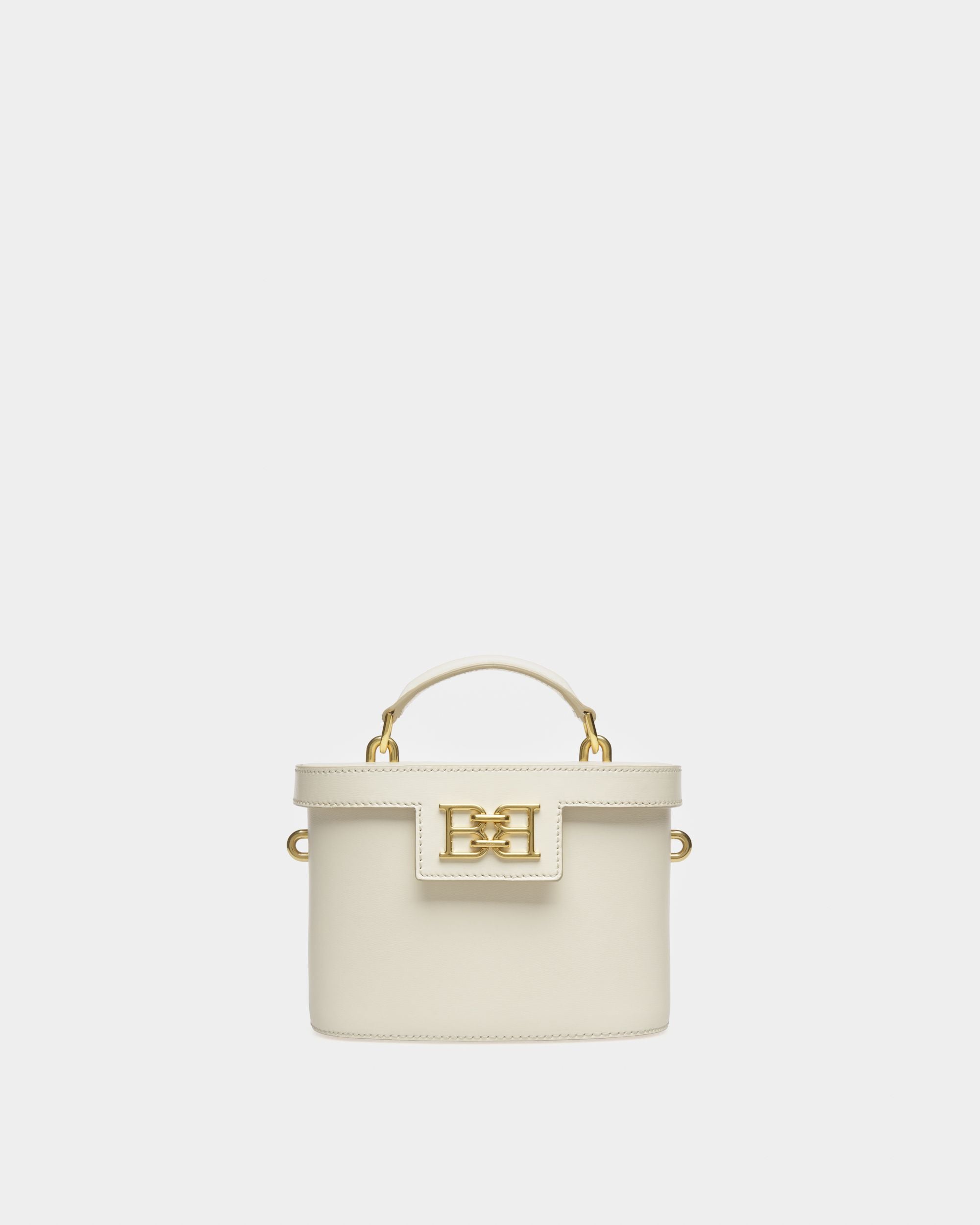 Bengi Leather Cross-Body Bag In Bone - Women's - Bally - 01