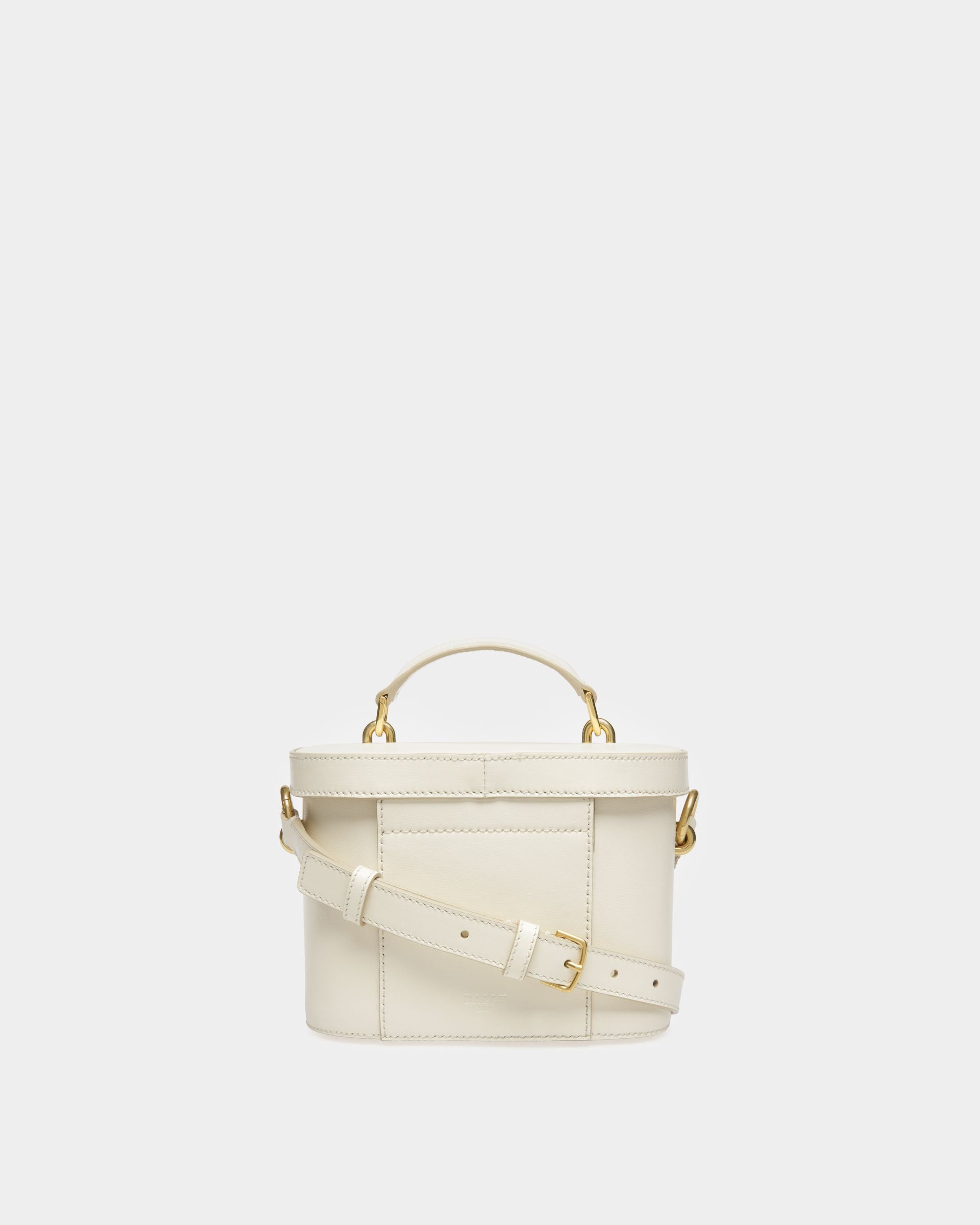 Bengi Leather Cross-Body Bag In Bone - Women's - Bally - 03