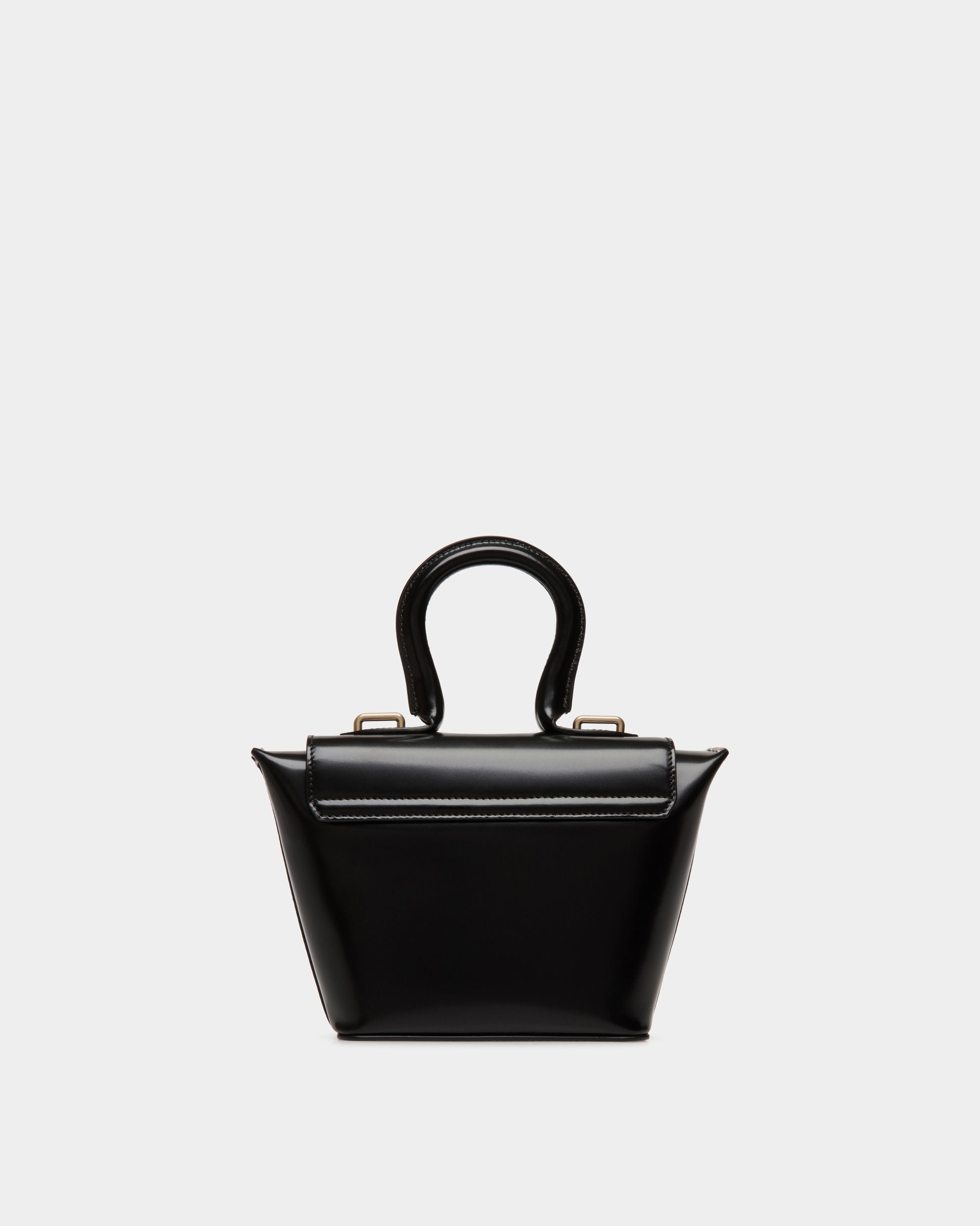 Belle Minibag In Black Brushed Leather - Women's - Bally - 03