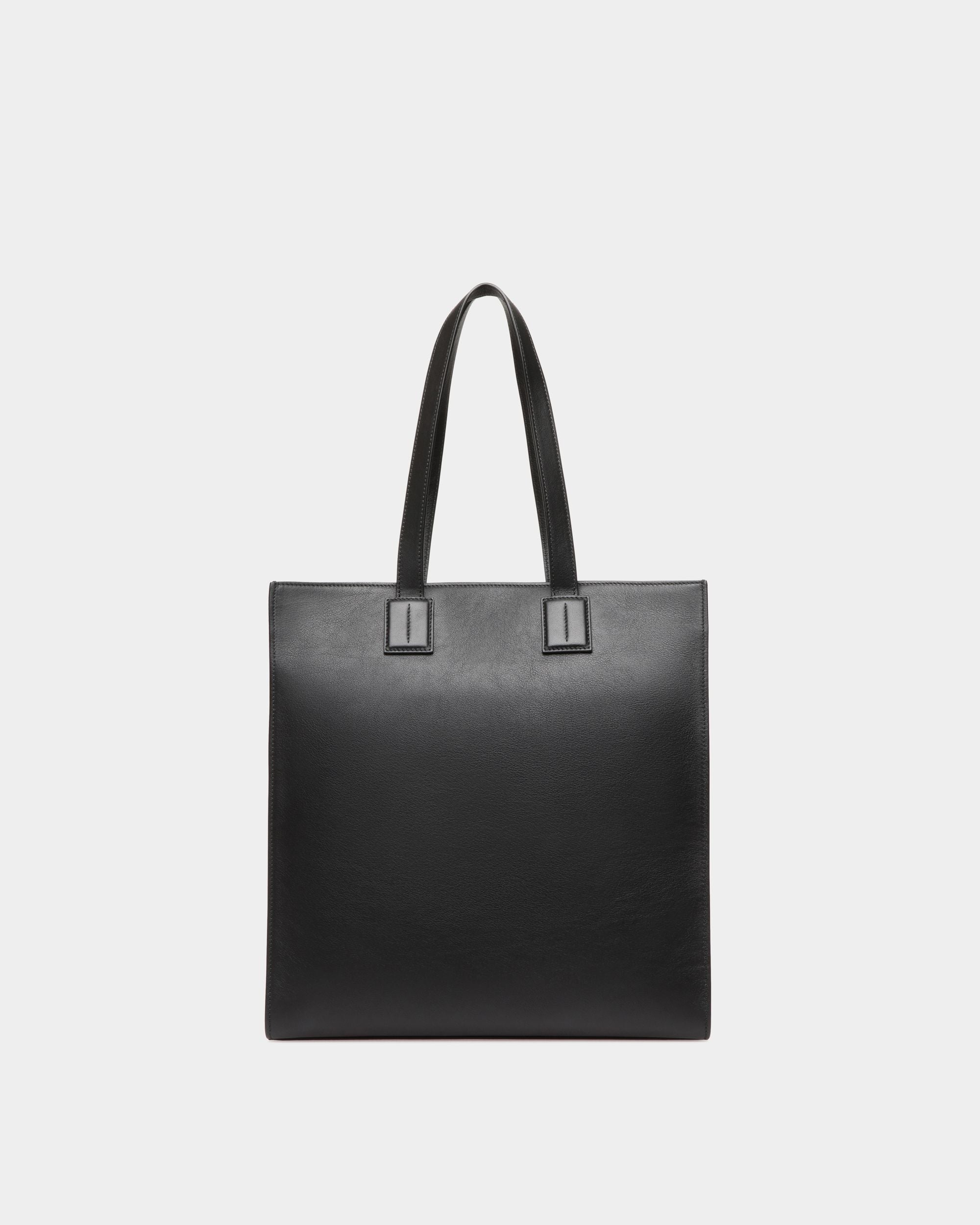 Akelei Tote Bag In Black Leather - Women's - Bally - 03