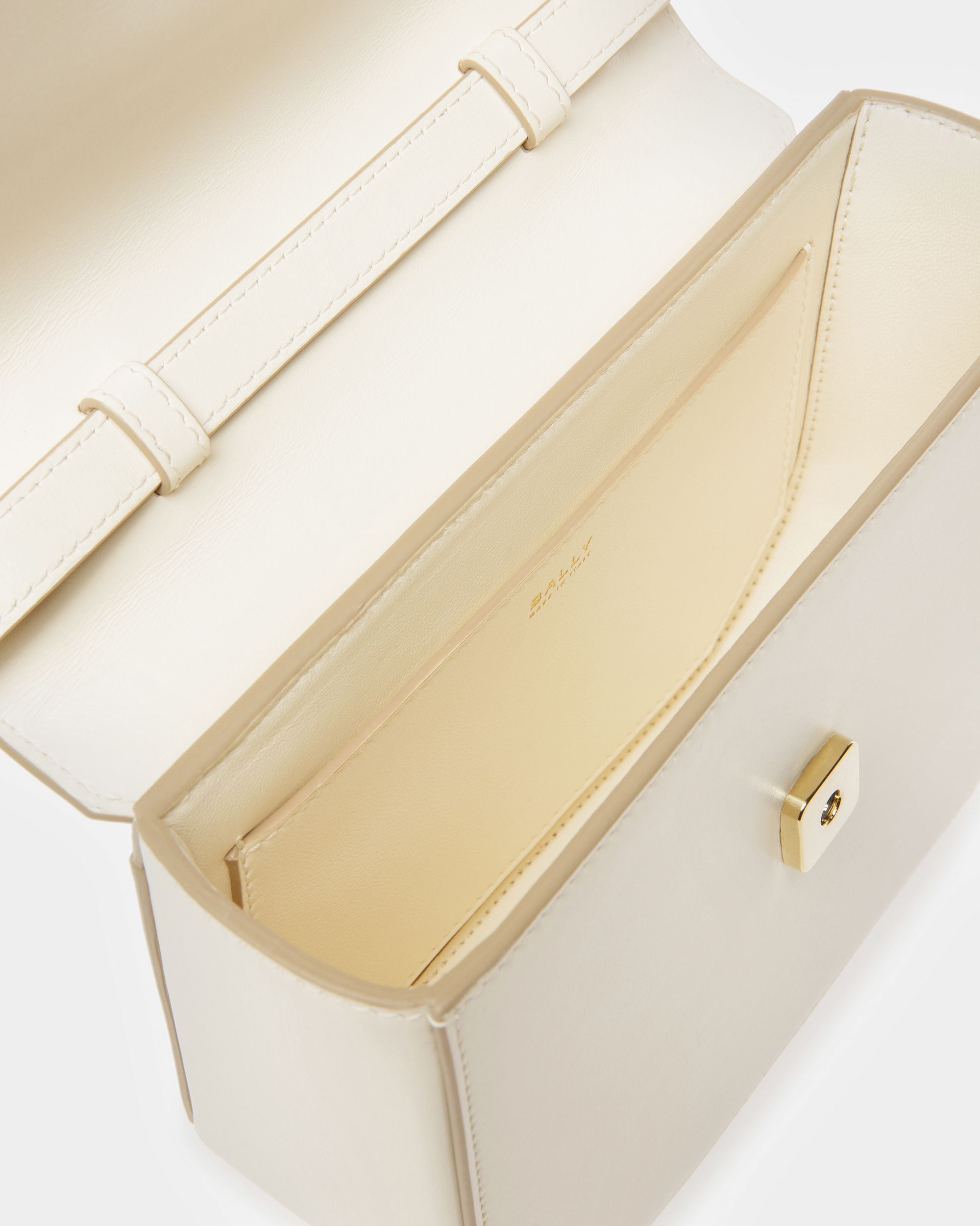Emblem Mini Bag In Leather - Women's - Bally - 04
