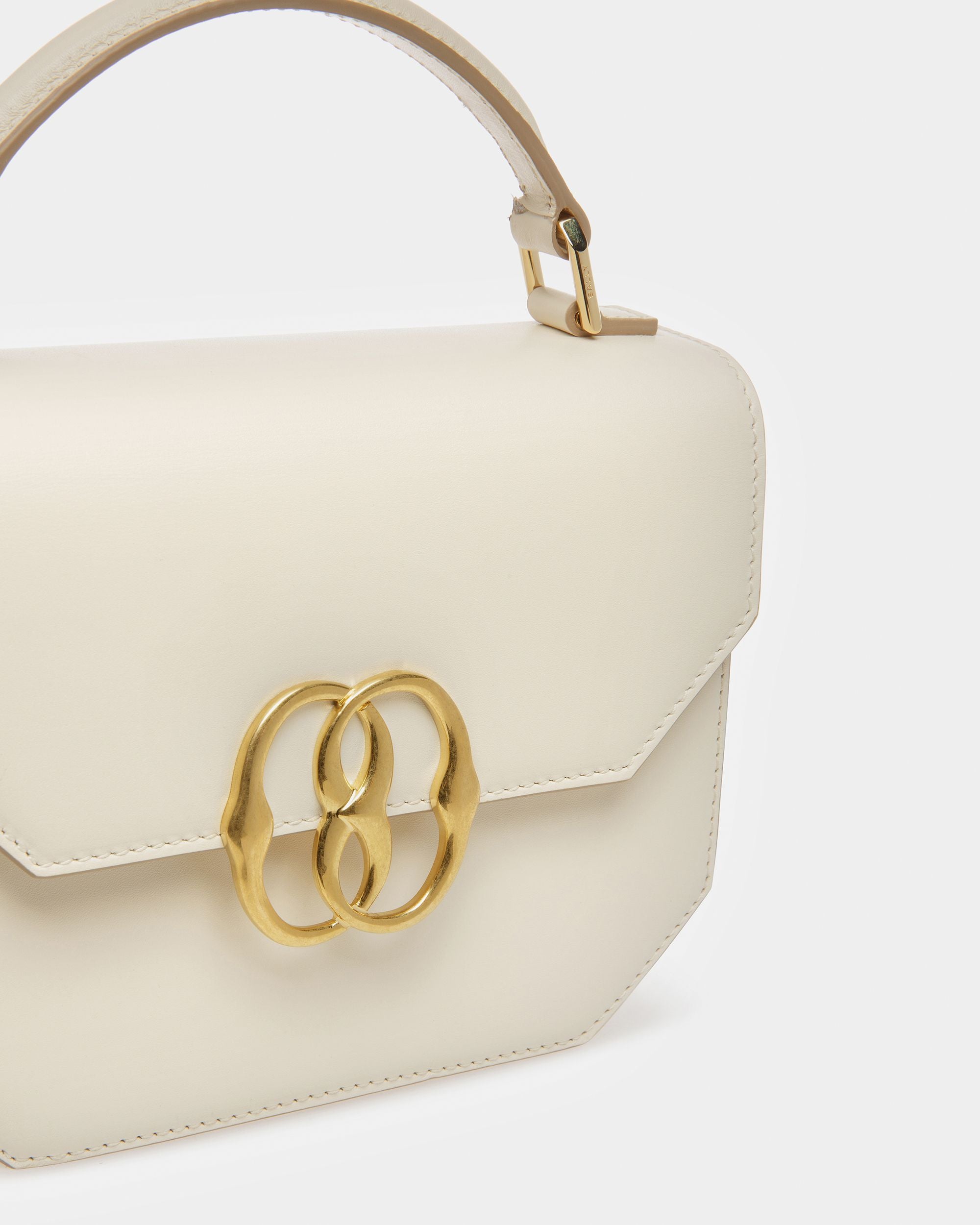 Emblem Mini Bag In Leather - Women's - Bally - 05