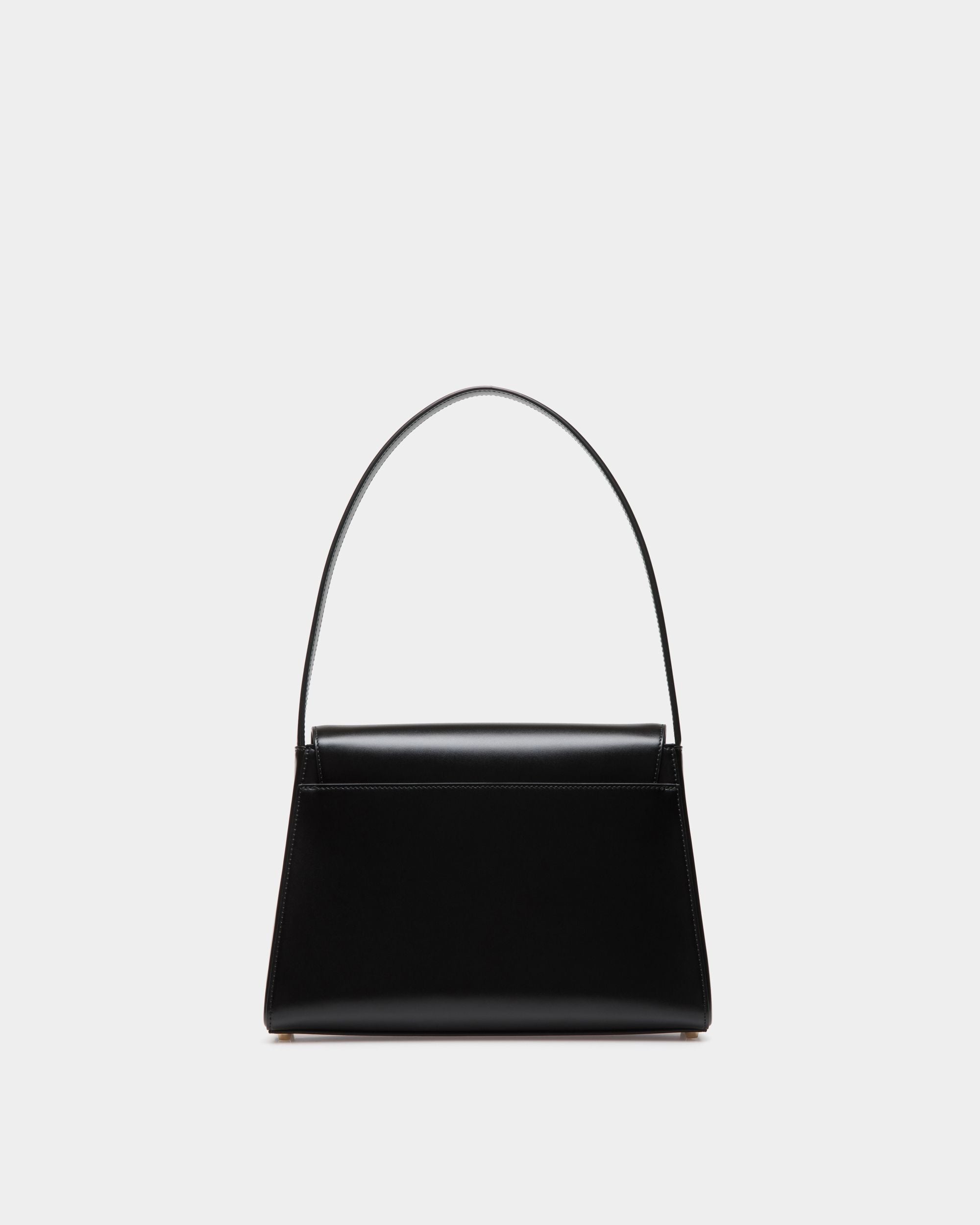 Ollam Shoulder Bag in Black Leather - Women's - Bally - 03