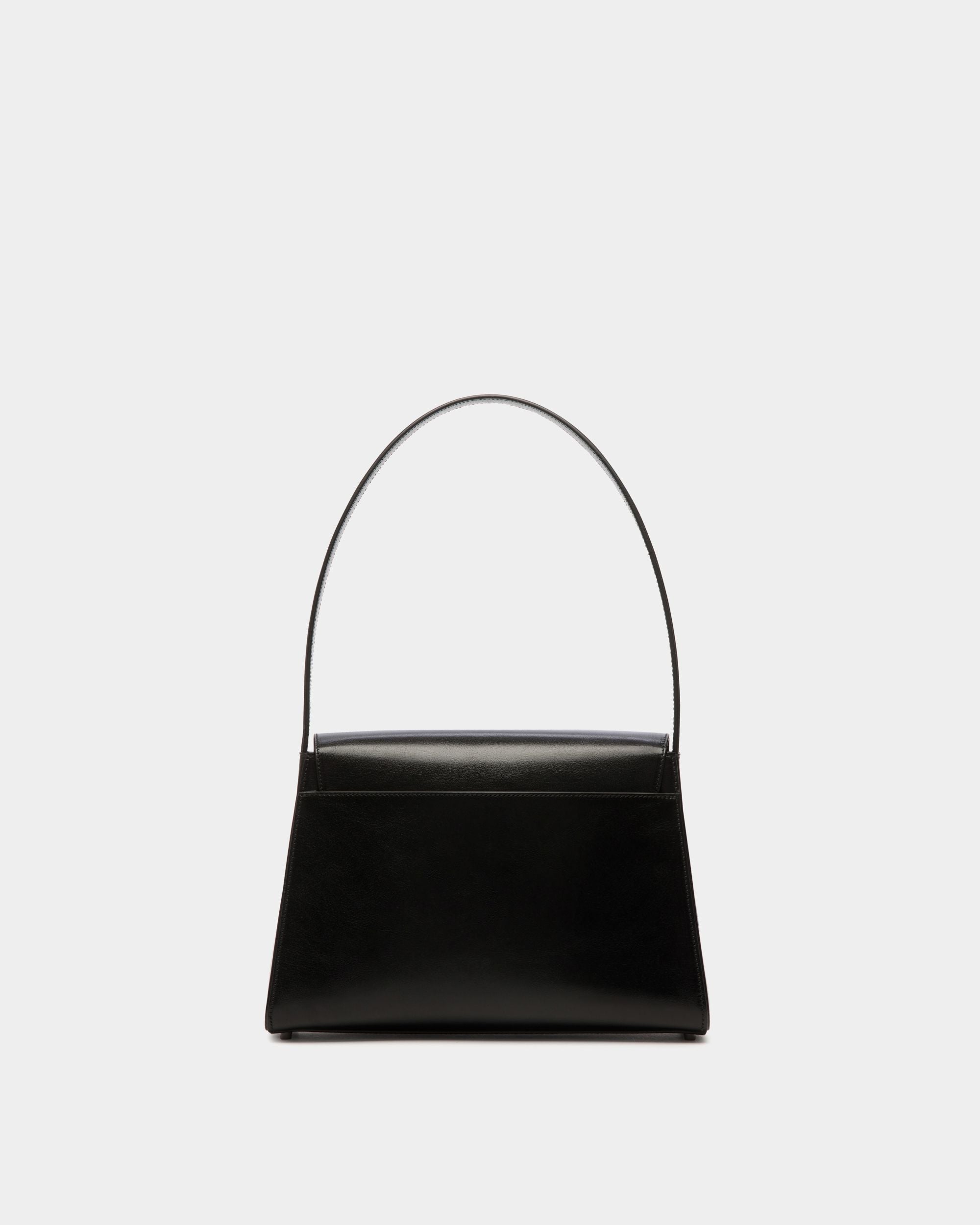 Ollam Shoulder Bag In Black Leather - Women's - Bally - 02