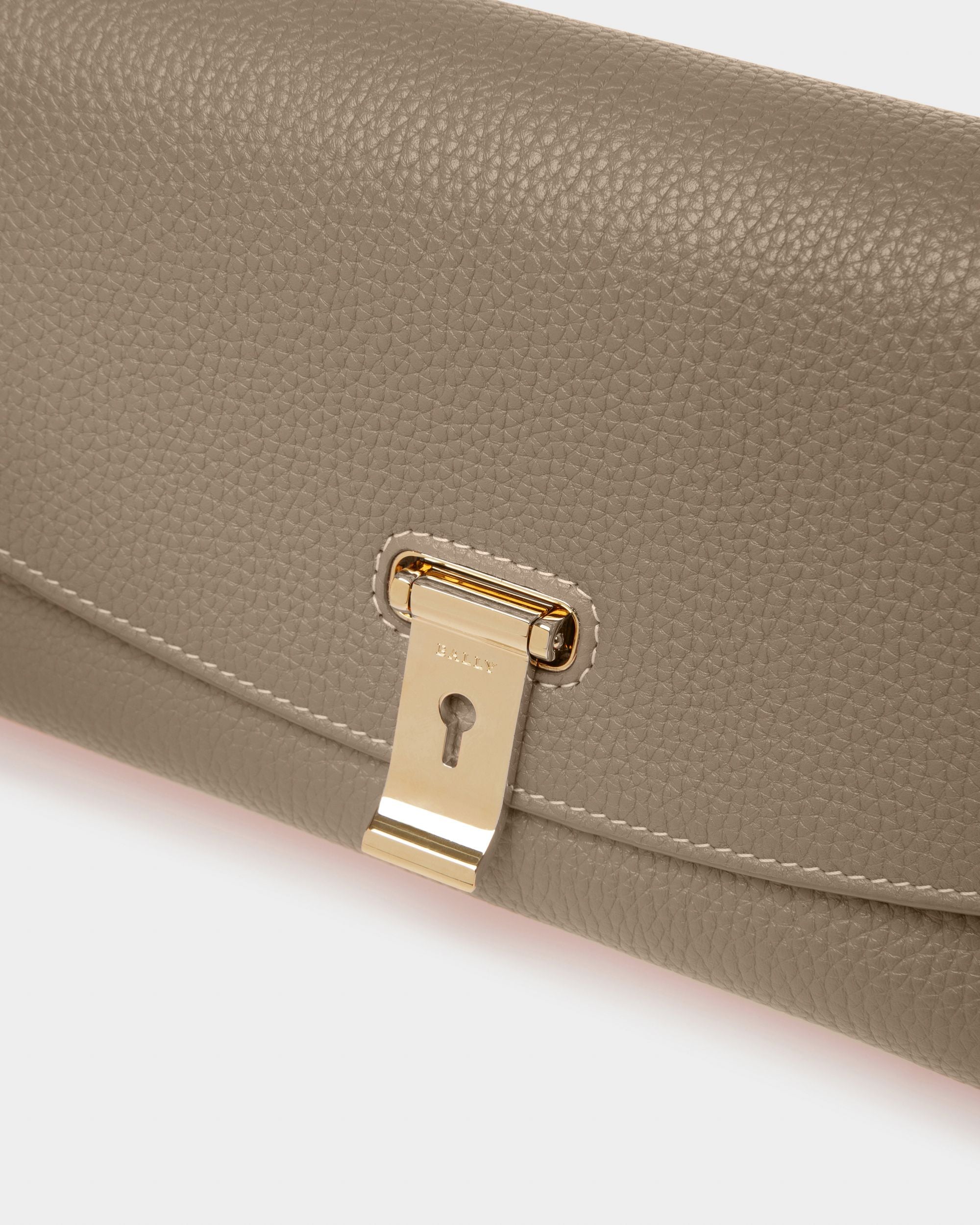 Leena Leather Minibag In Taupe - Women's - Bally - 05