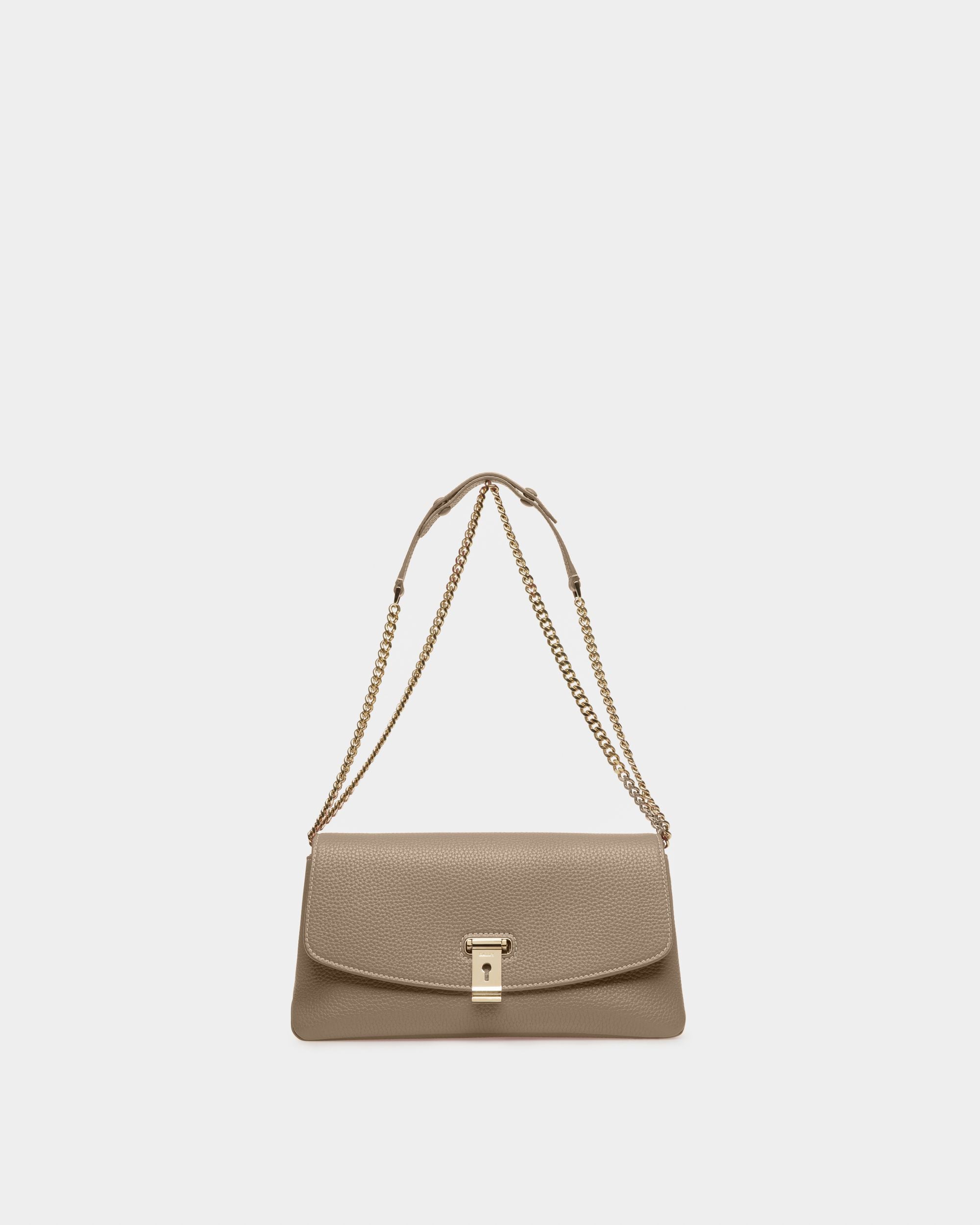 Leena Leather Minibag In Taupe - Women's - Bally - 07