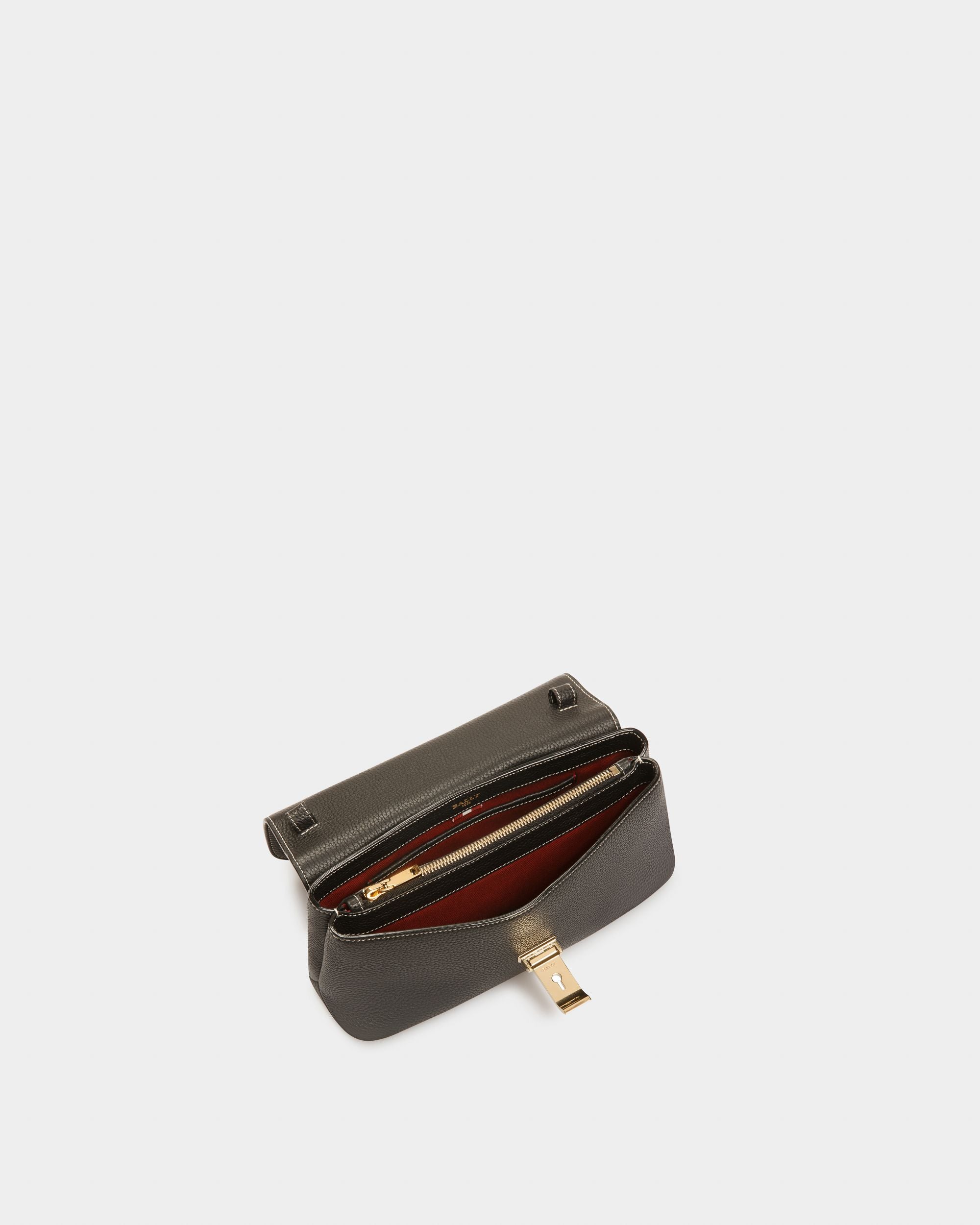 Leena Leather Minibag In Black - Women's - Bally - 04