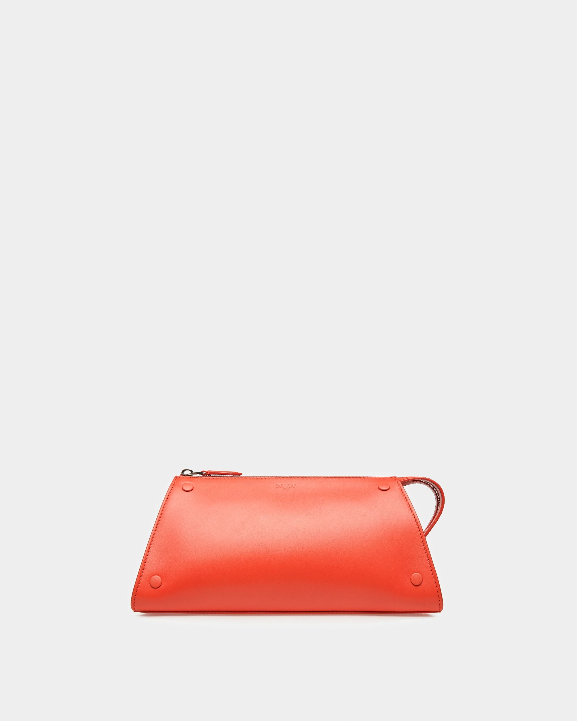 Arieel S Leather Minibag In Orange - Women's - Bally - 01