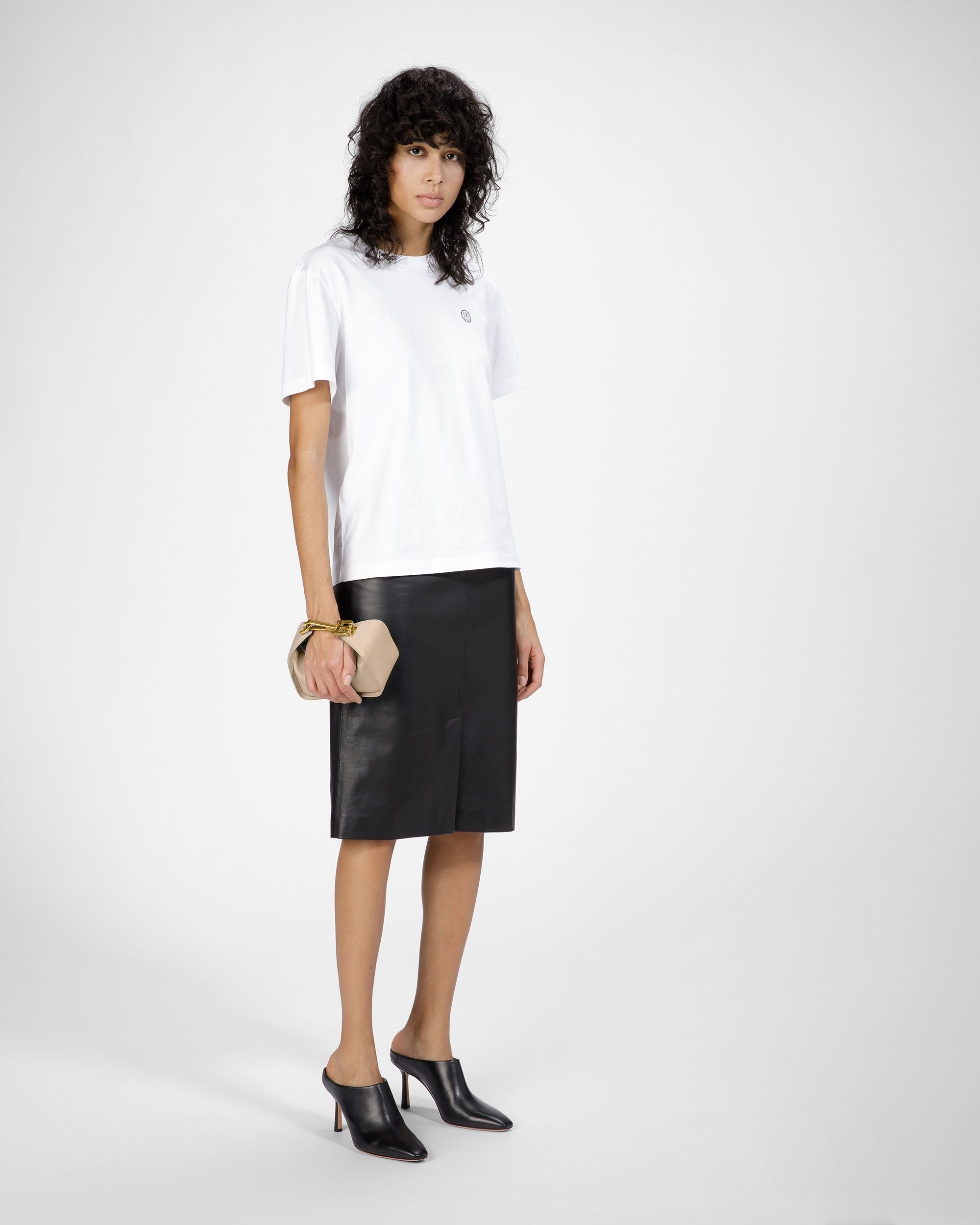 B-Hook XS Leather Minibag In Fossil - Women's - Bally - 10