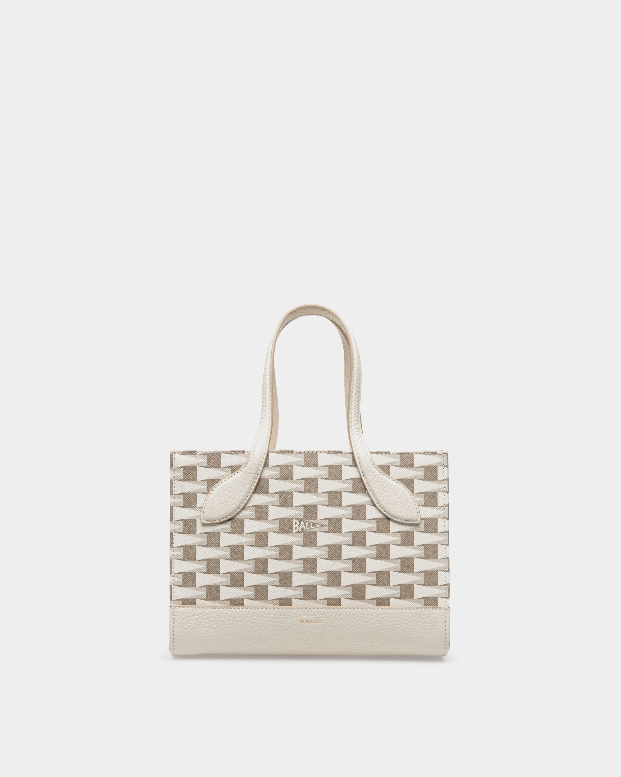 Pennant Minibag In Taupe - Women's - Bally - 01