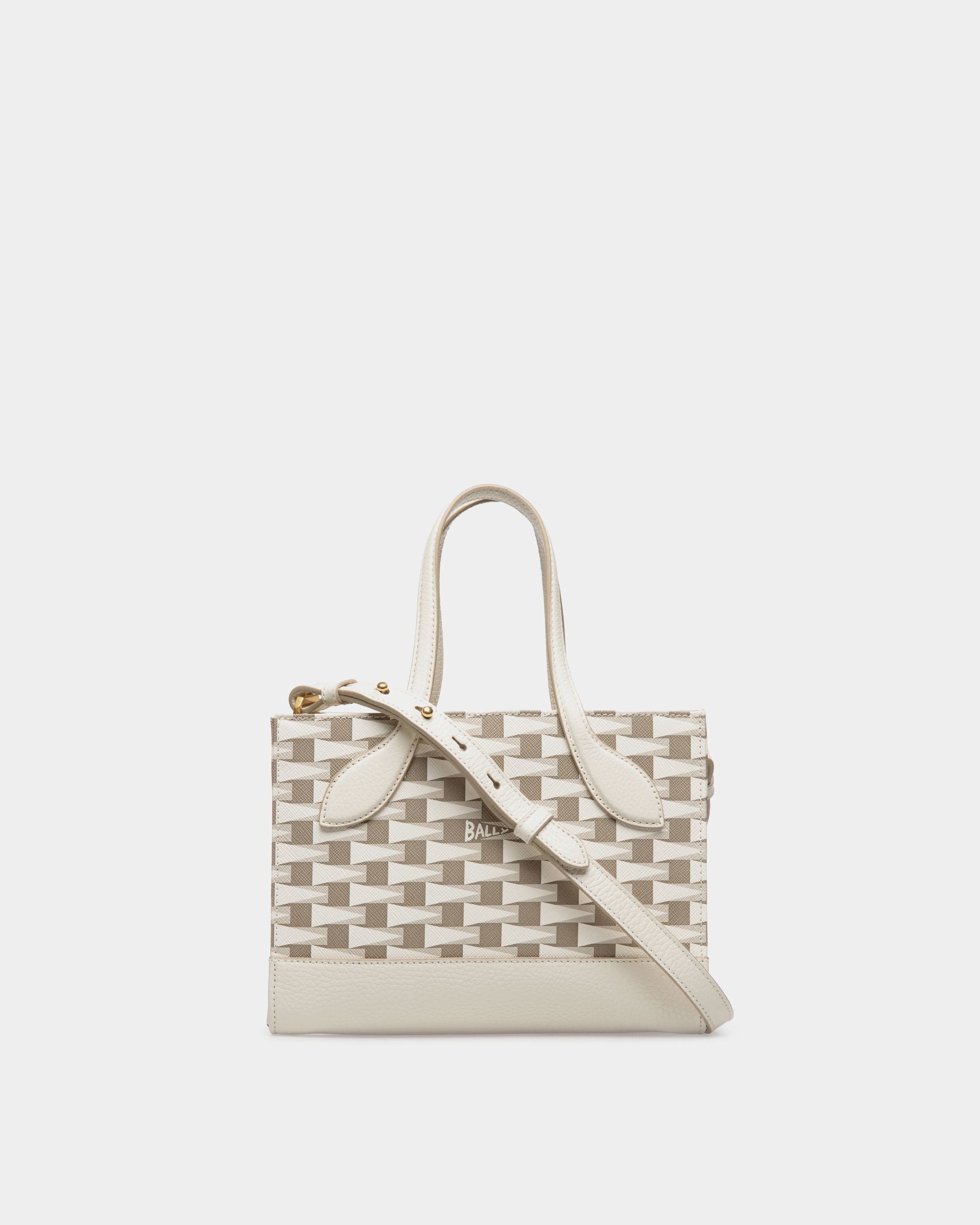 Pennant Minibag In Taupe - Women's - Bally - 02