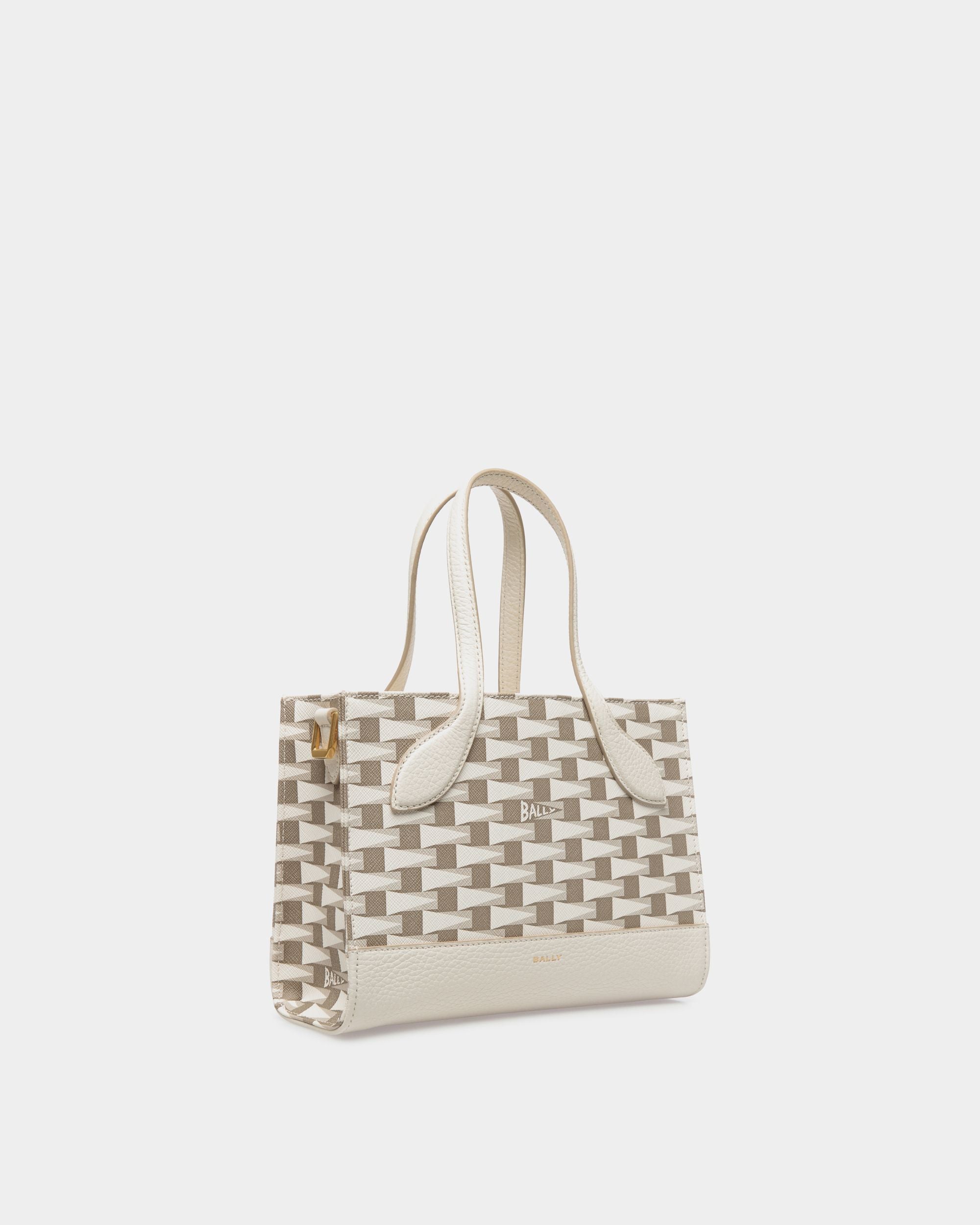 Pennant Minibag In Taupe - Women's - Bally - 03