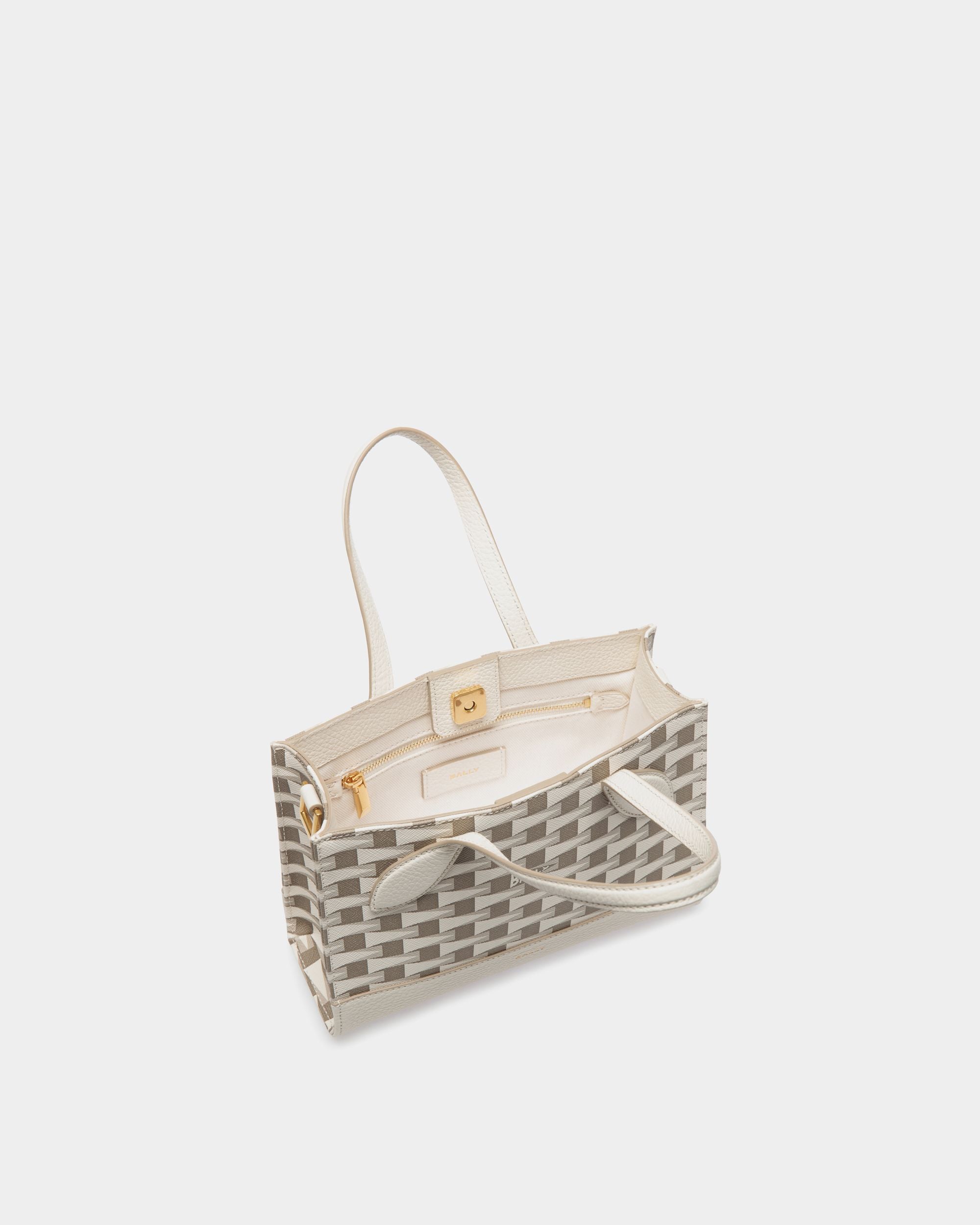 Pennant Minibag In Taupe - Women's - Bally - 04