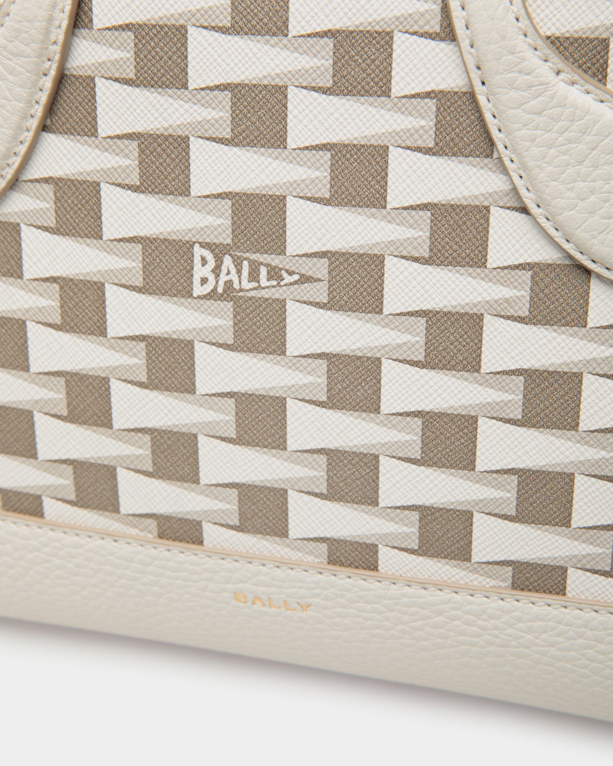 Pennant Minibag In Taupe - Women's - Bally - 05