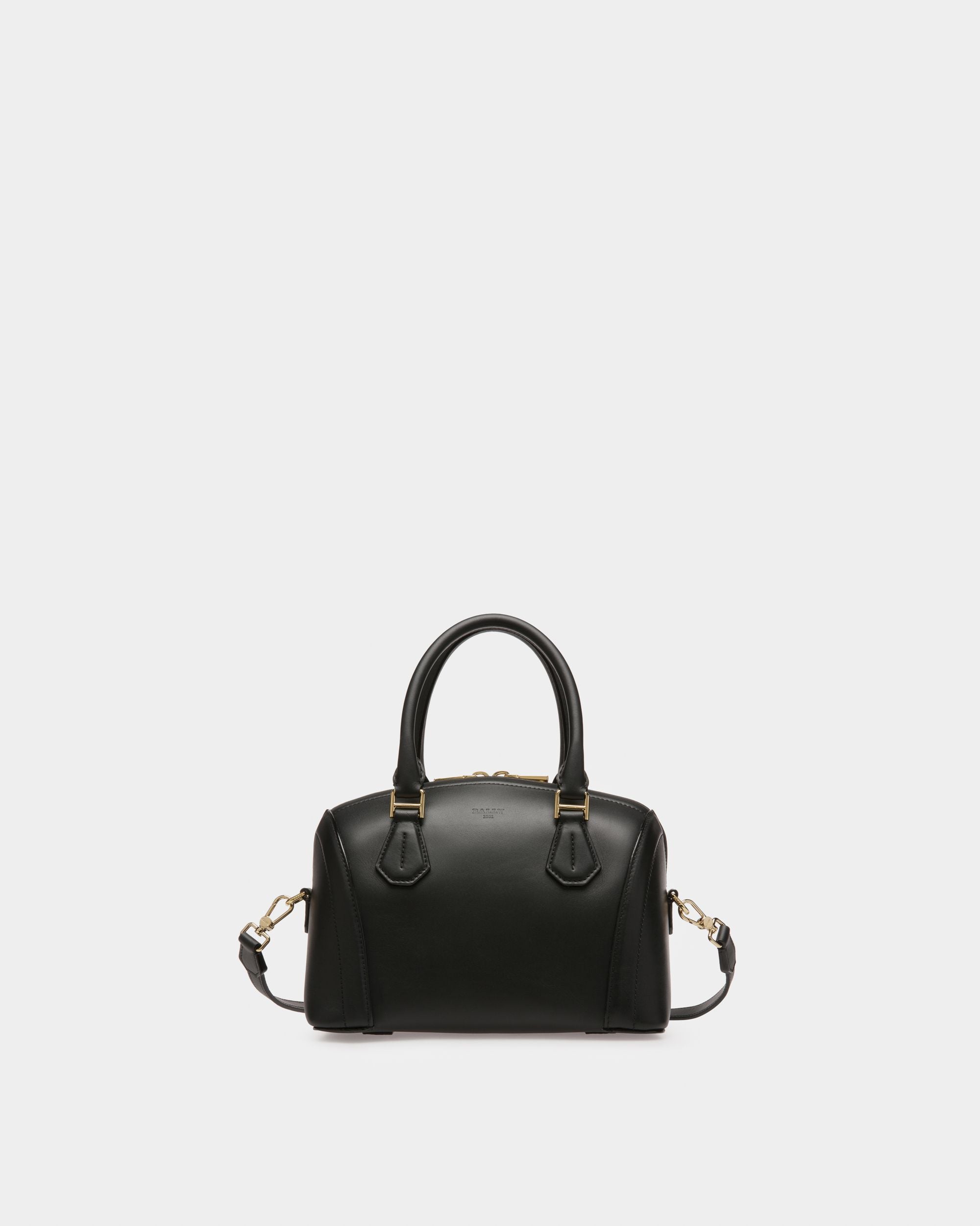 Saffi Small Leather Minibag In Black - Women's - Bally - 01