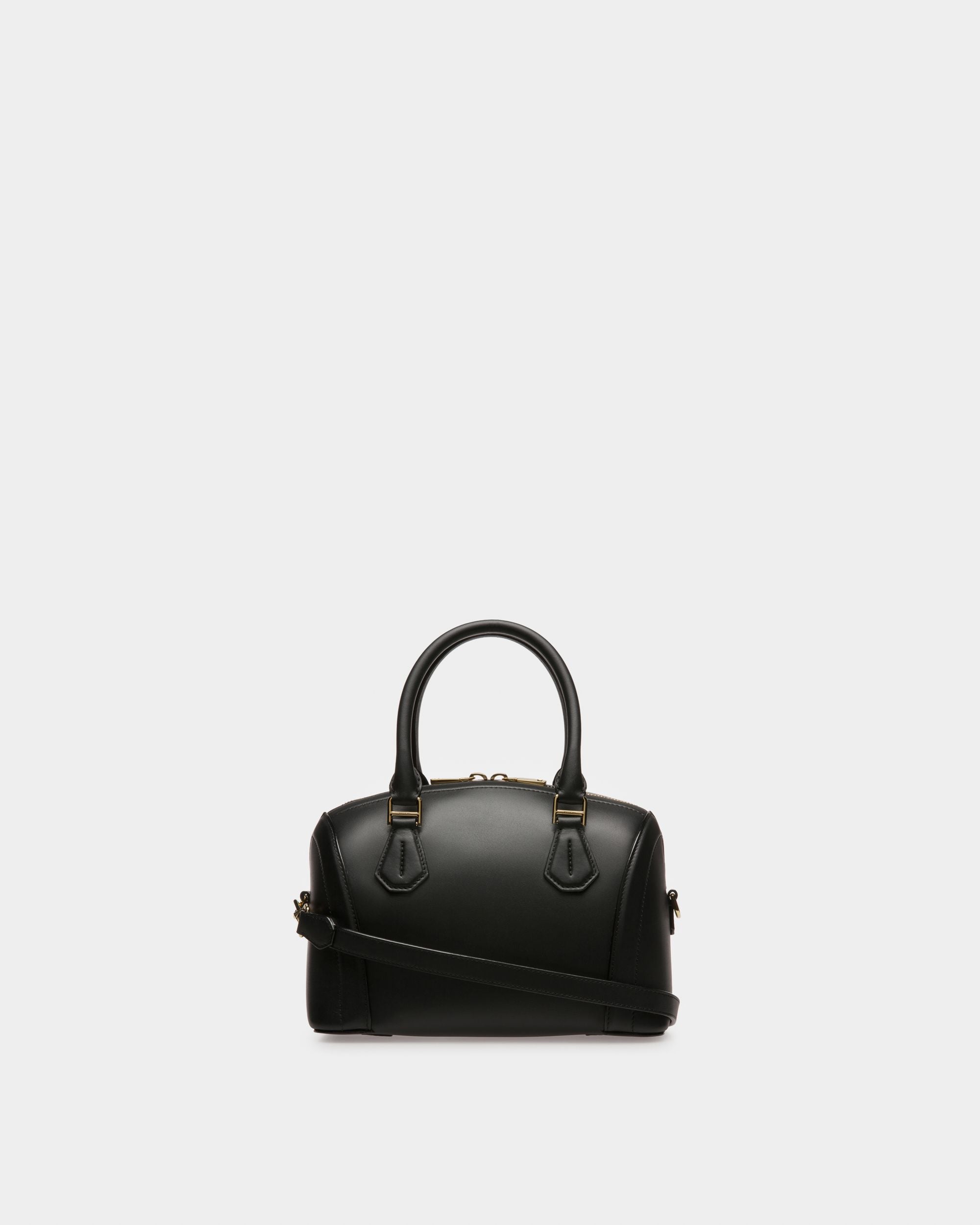 Saffi Small Leather Minibag In Black - Women's - Bally - 02