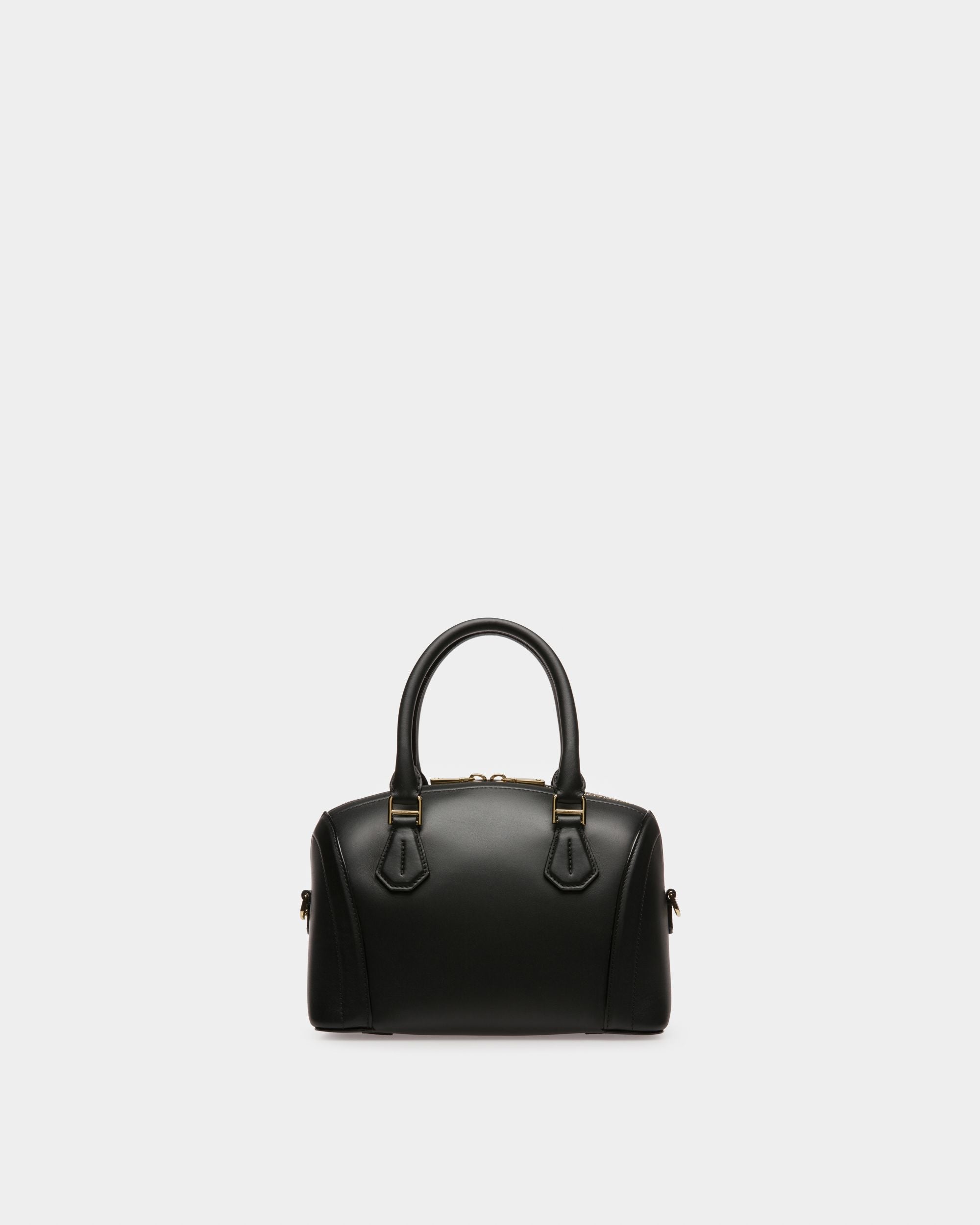 Saffi Small Leather Minibag In Black - Women's - Bally - 06