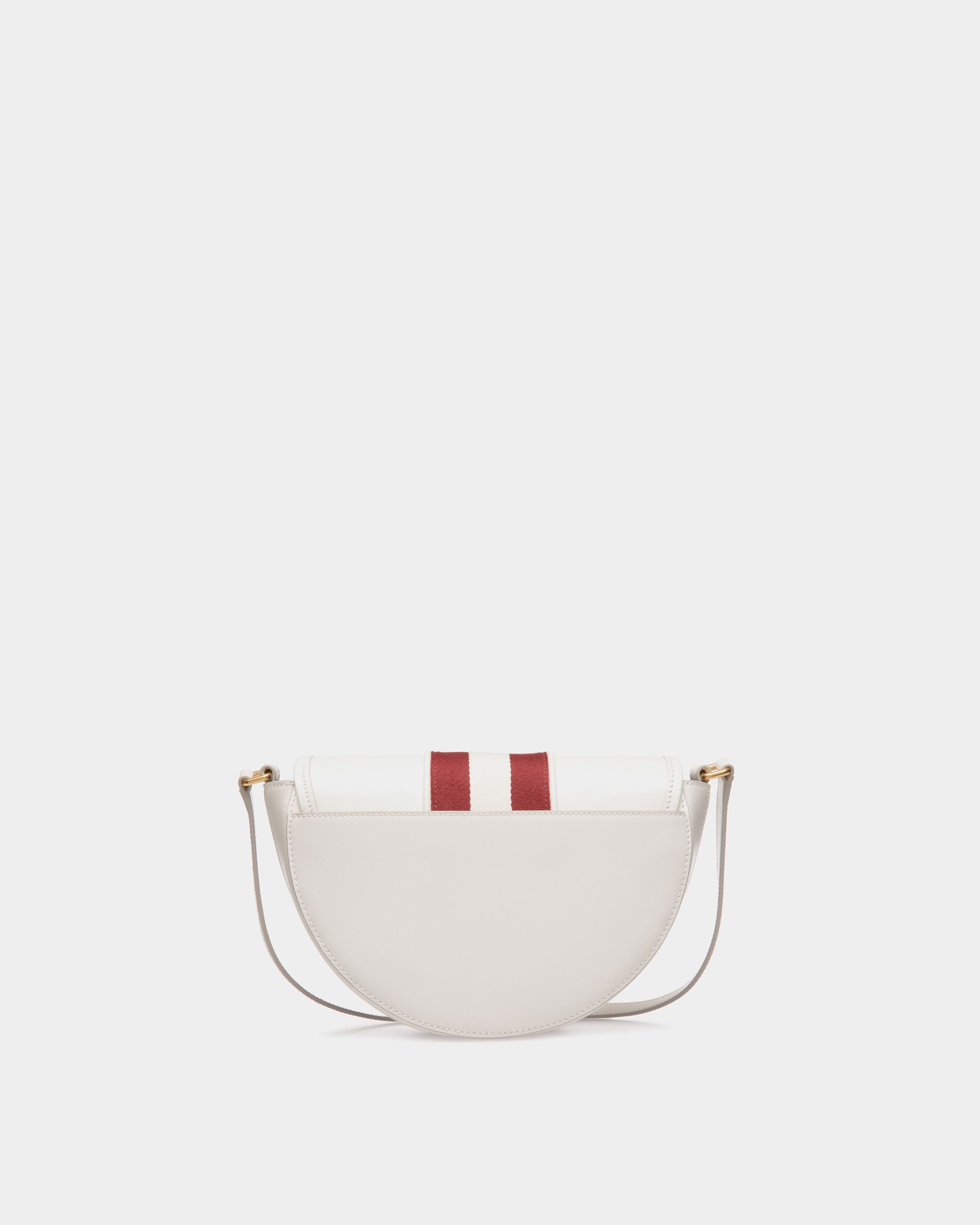 Signature Minibag In White  Leather - Women's - Bally - 02