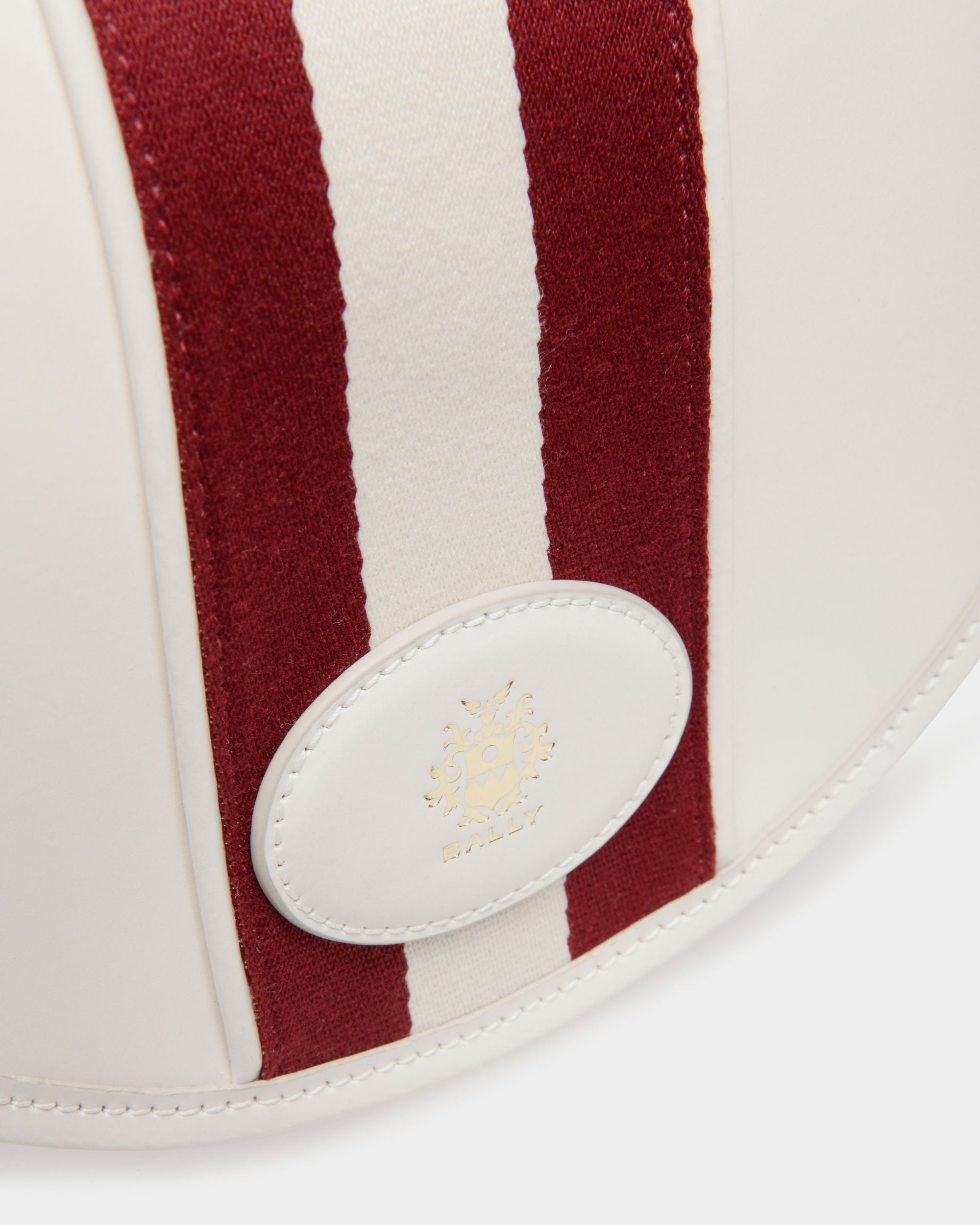 Signature Minibag In White  Leather - Women's - Bally - 05