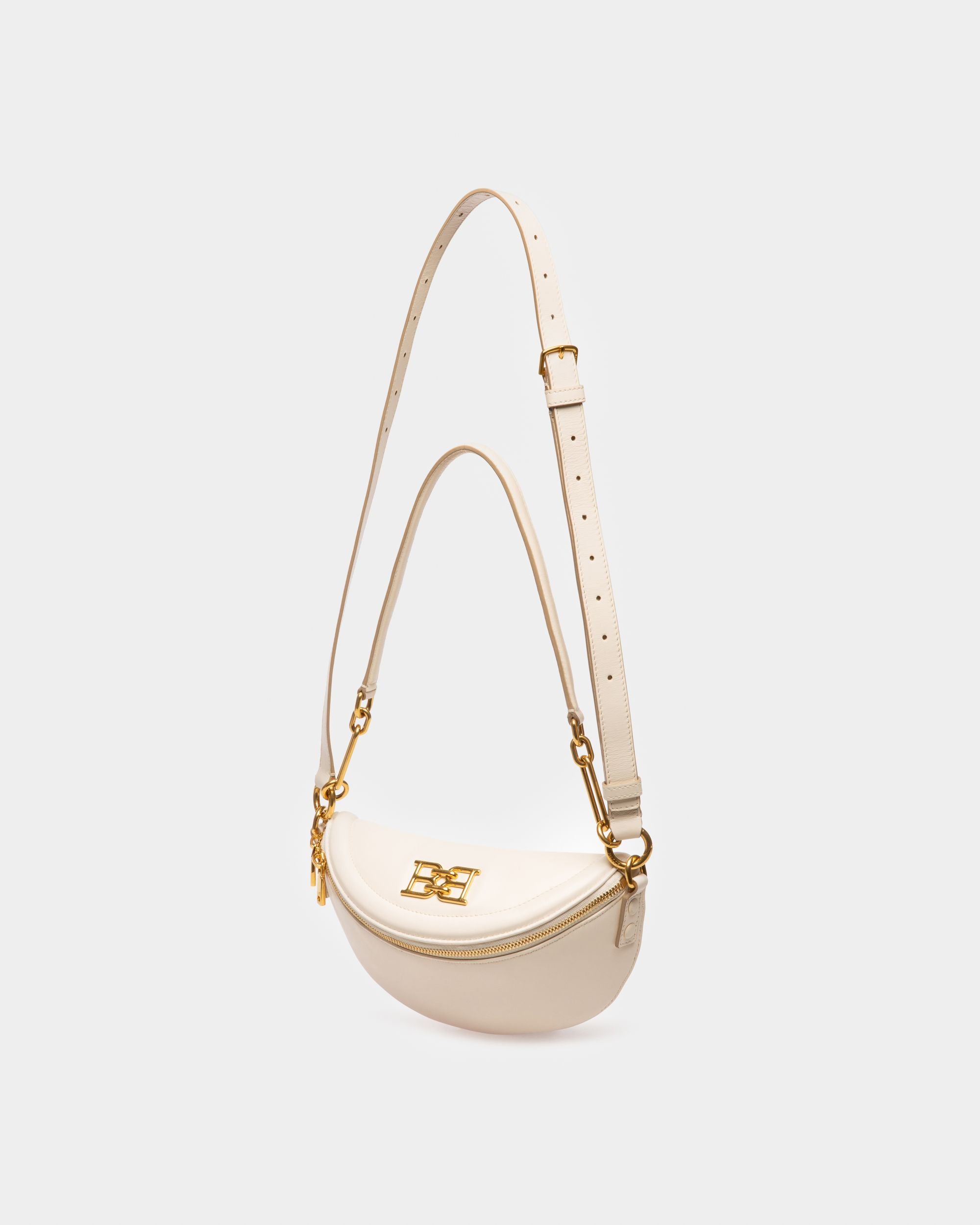 Breen Leather Minibag In Bone - Women's - Bally - 06