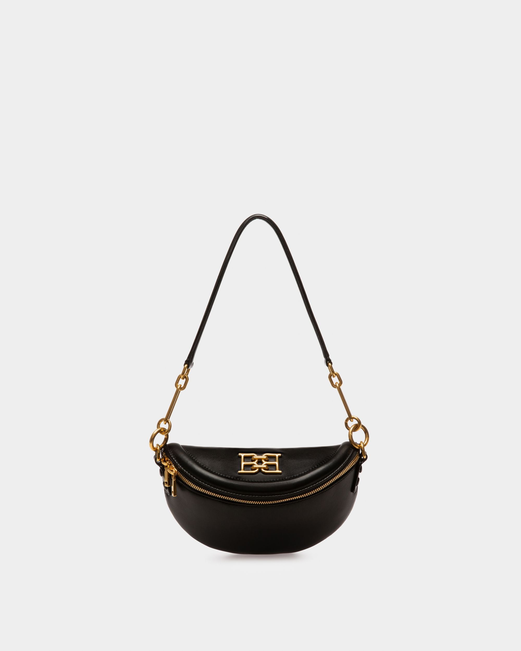 Breen Leather Minibag In Black - Women's - Bally - 01