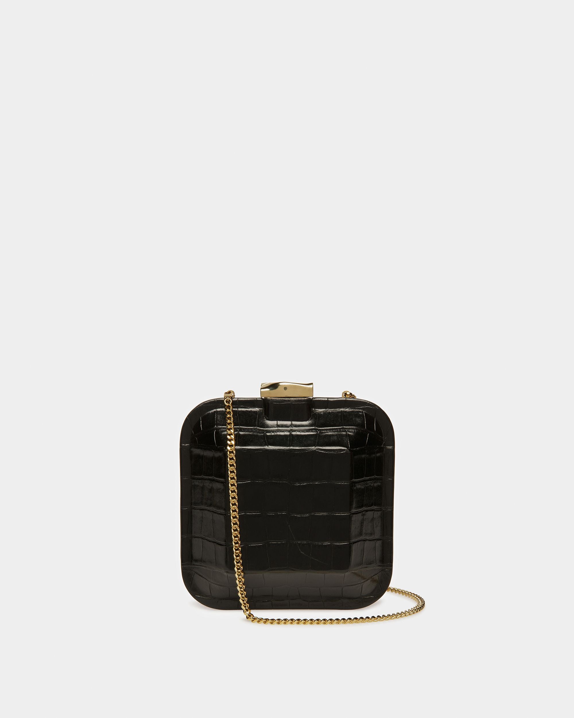 To Go Minibag In Crocodile Embossed Leather - Women's - Bally - 03