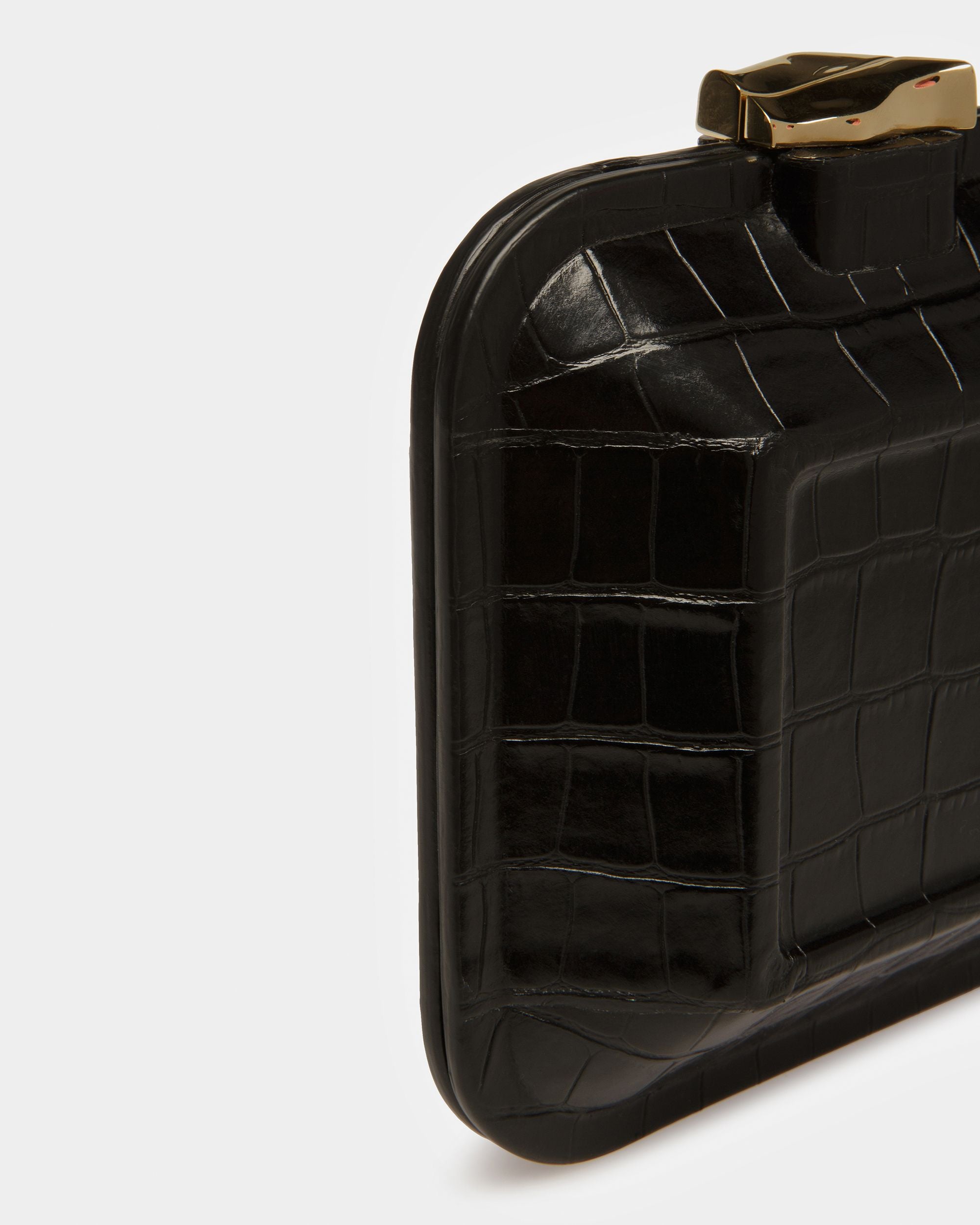 To Go Minibag In Crocodile Embossed Leather - Women's - Bally - 04