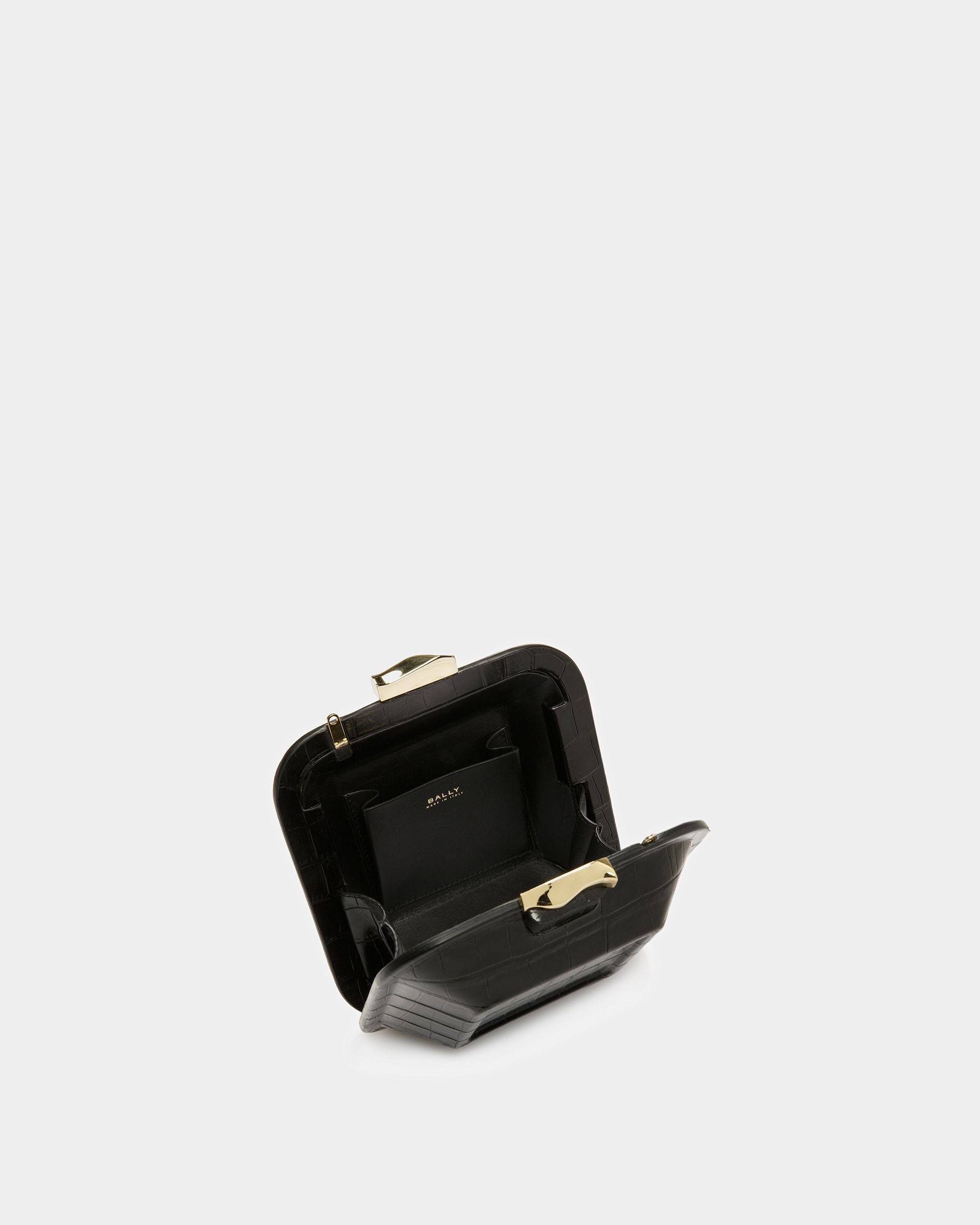 To Go Minibag In Crocodile Embossed Leather - Women's - Bally - 05