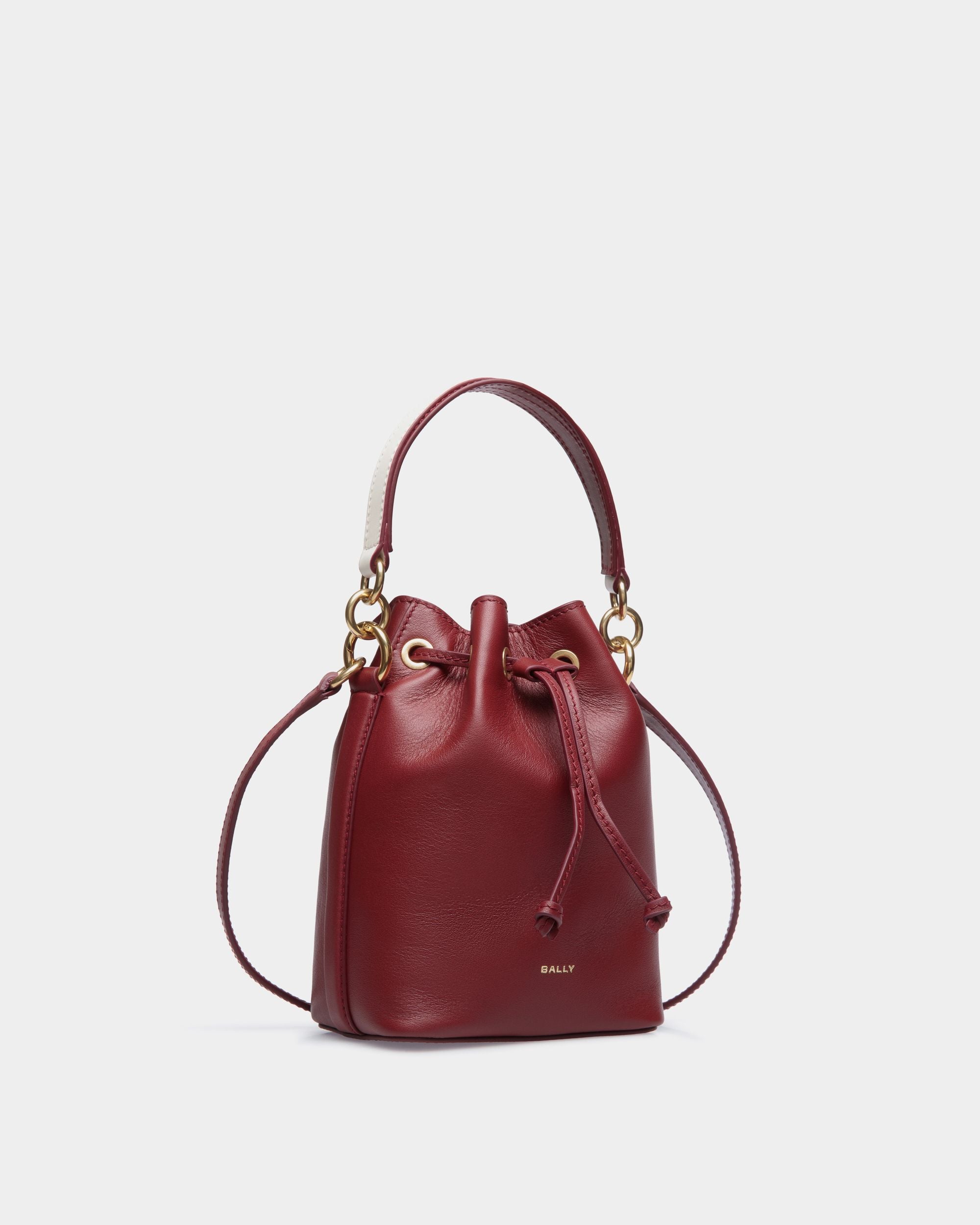 Code Bucket In Red Bovine - Women's - Bally - 03