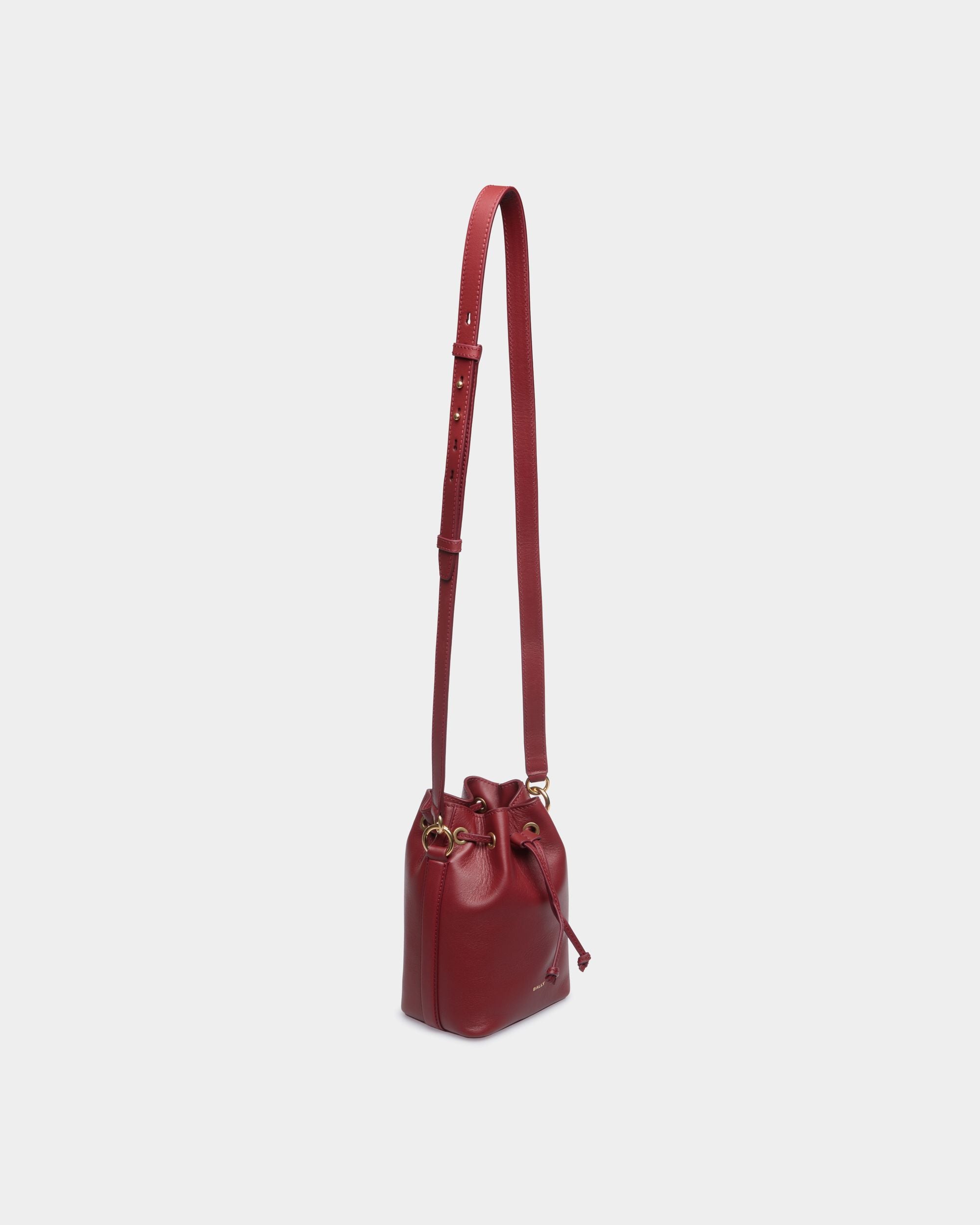 Code Bucket In Red Bovine - Women's - Bally - 05
