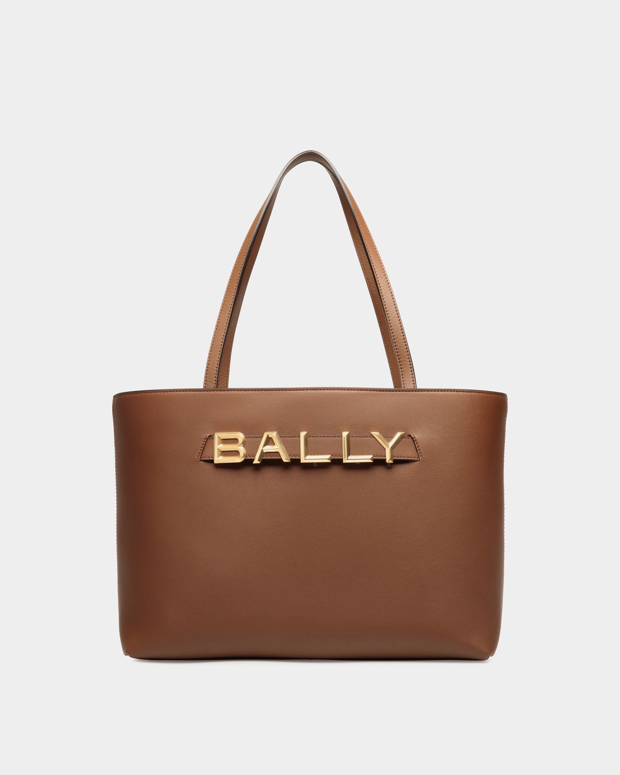 Bally Spell Tote Bag in Brown Leather - Women's - Bally - 01