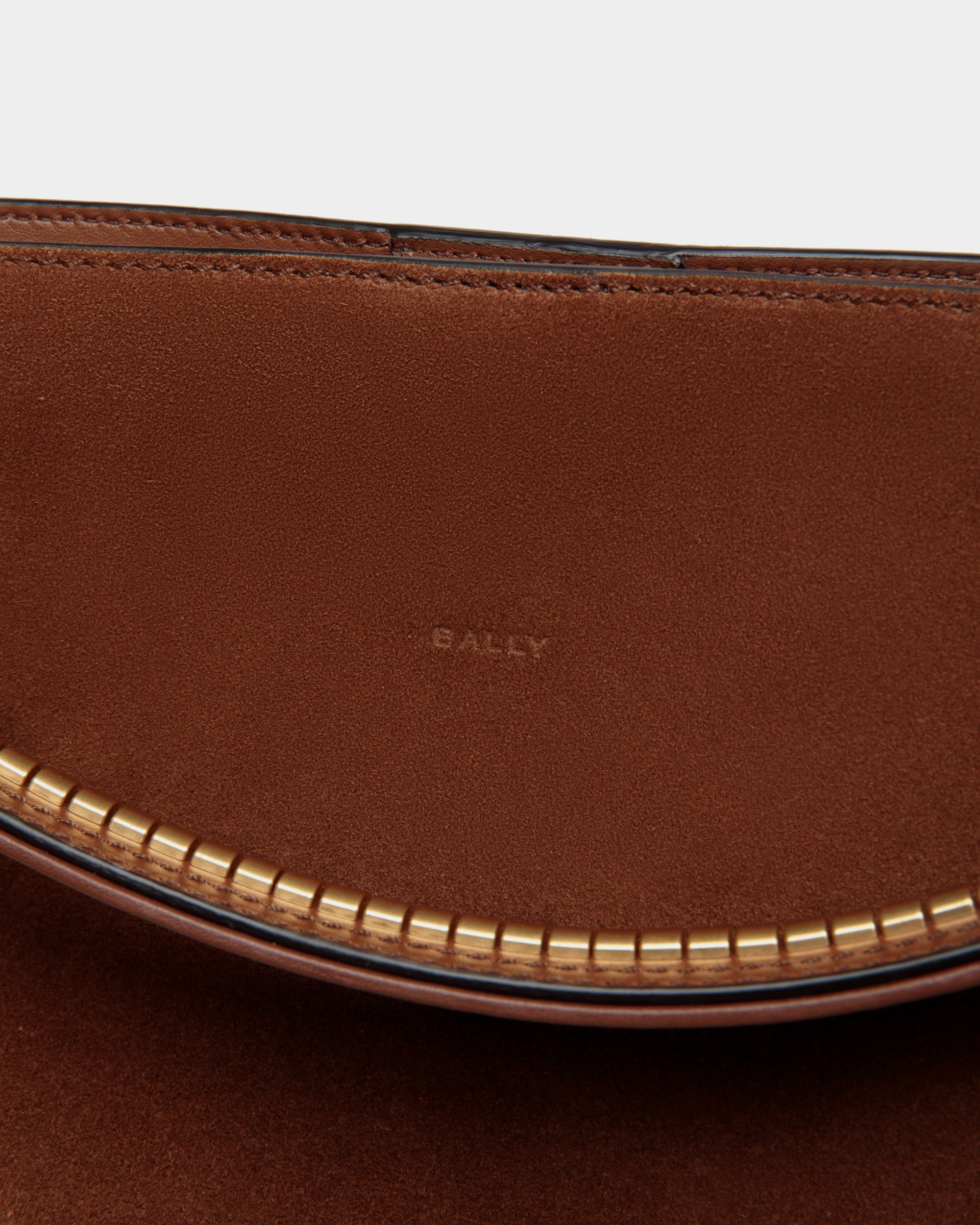 Arkle Hobo Bag in Suede - Women's - Bally - 05