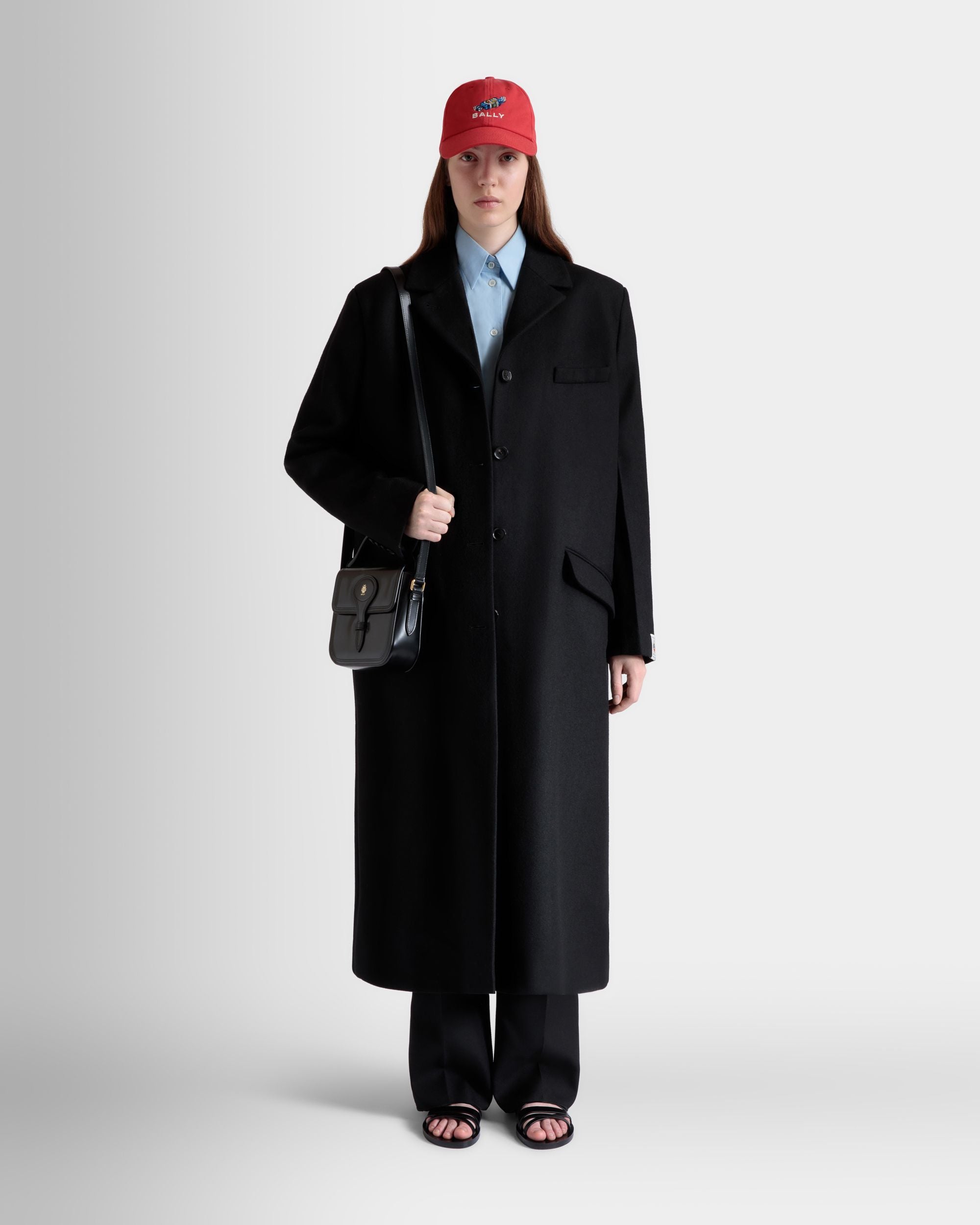 Beckett Minibag In Black Brushed Leather - Women's - Bally - 02