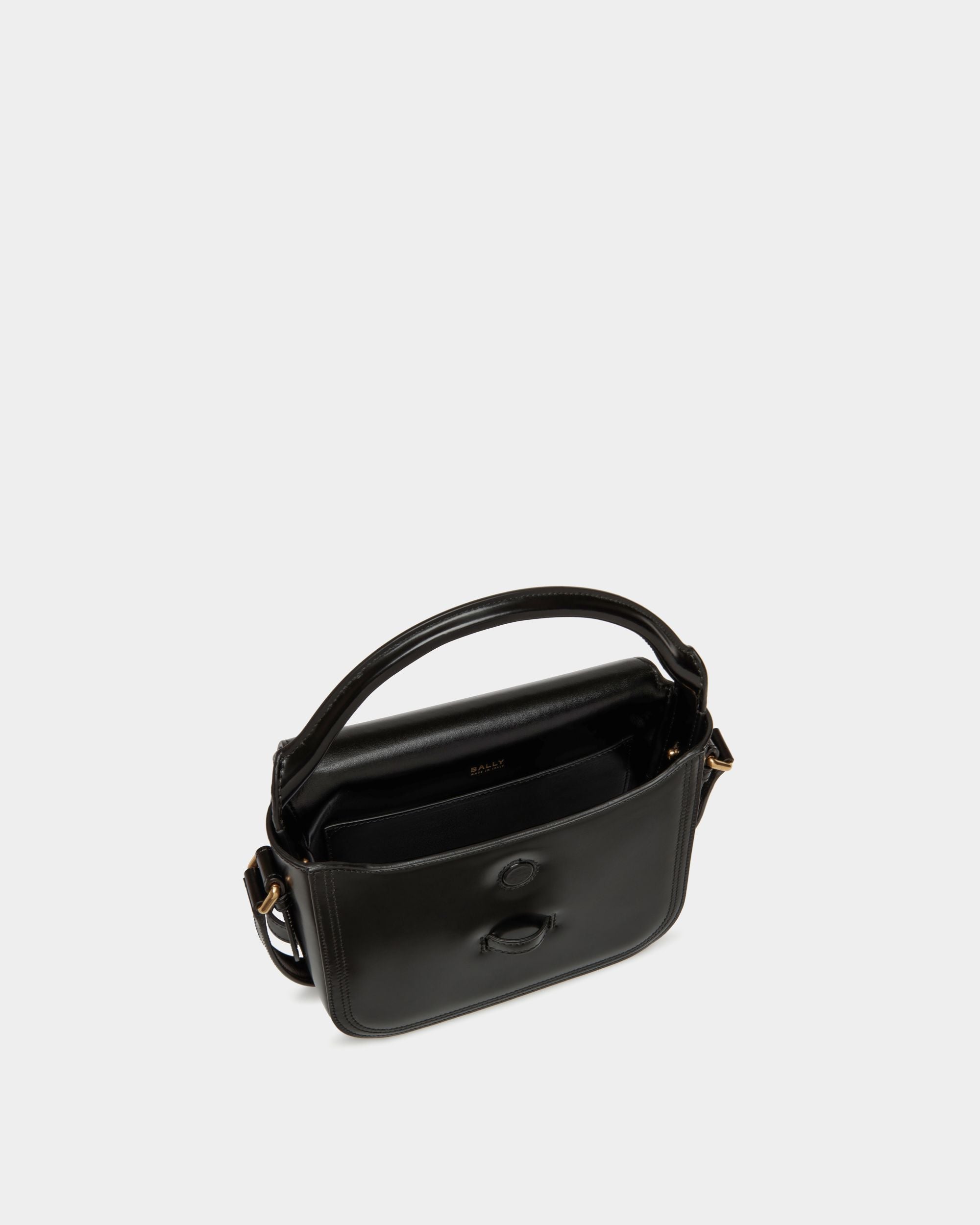 Beckett Minibag In Black Brushed Leather - Women's - Bally - 05