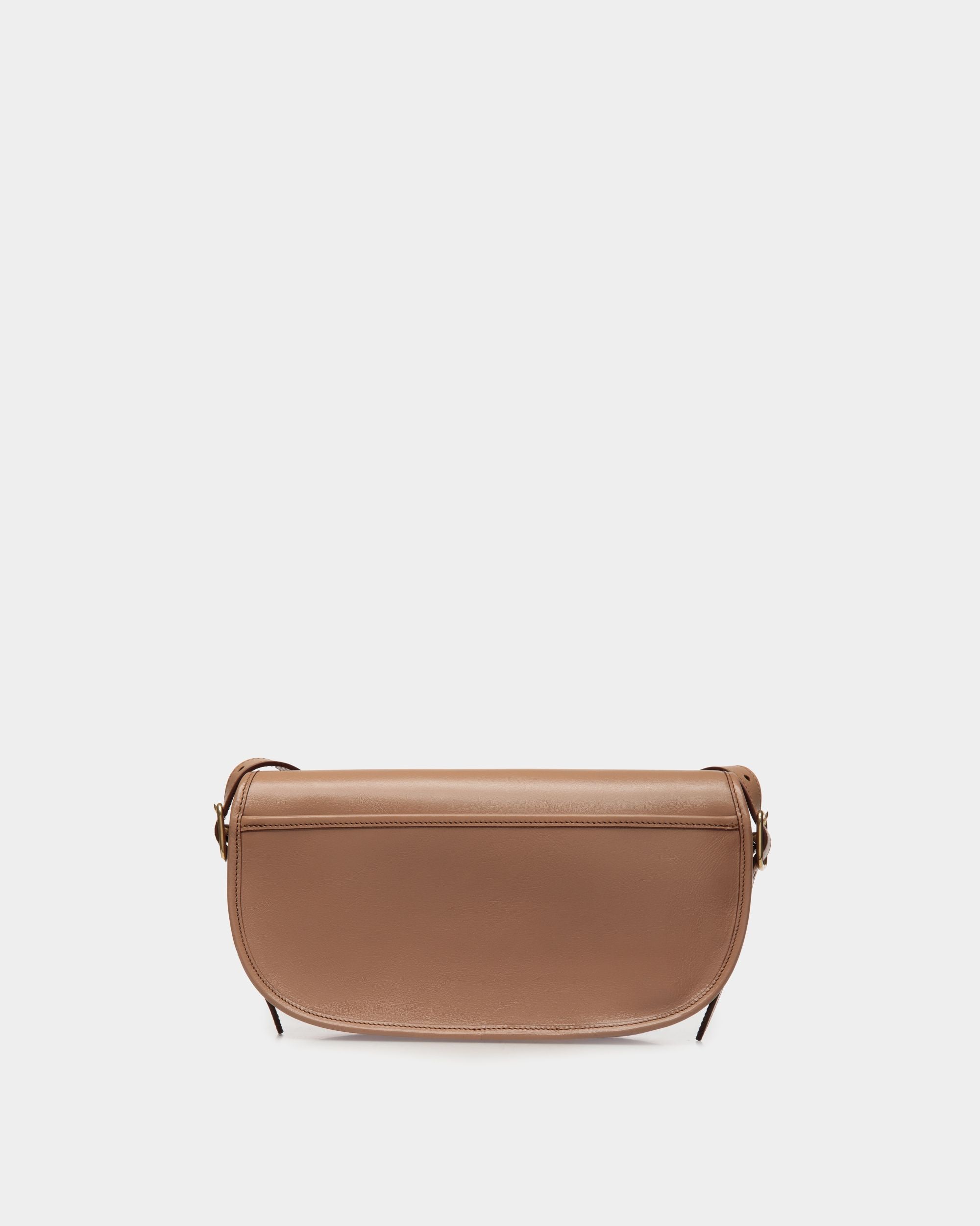 Beckett Crossbody Bag in Praline Beige Leather - Women's - Bally - 03